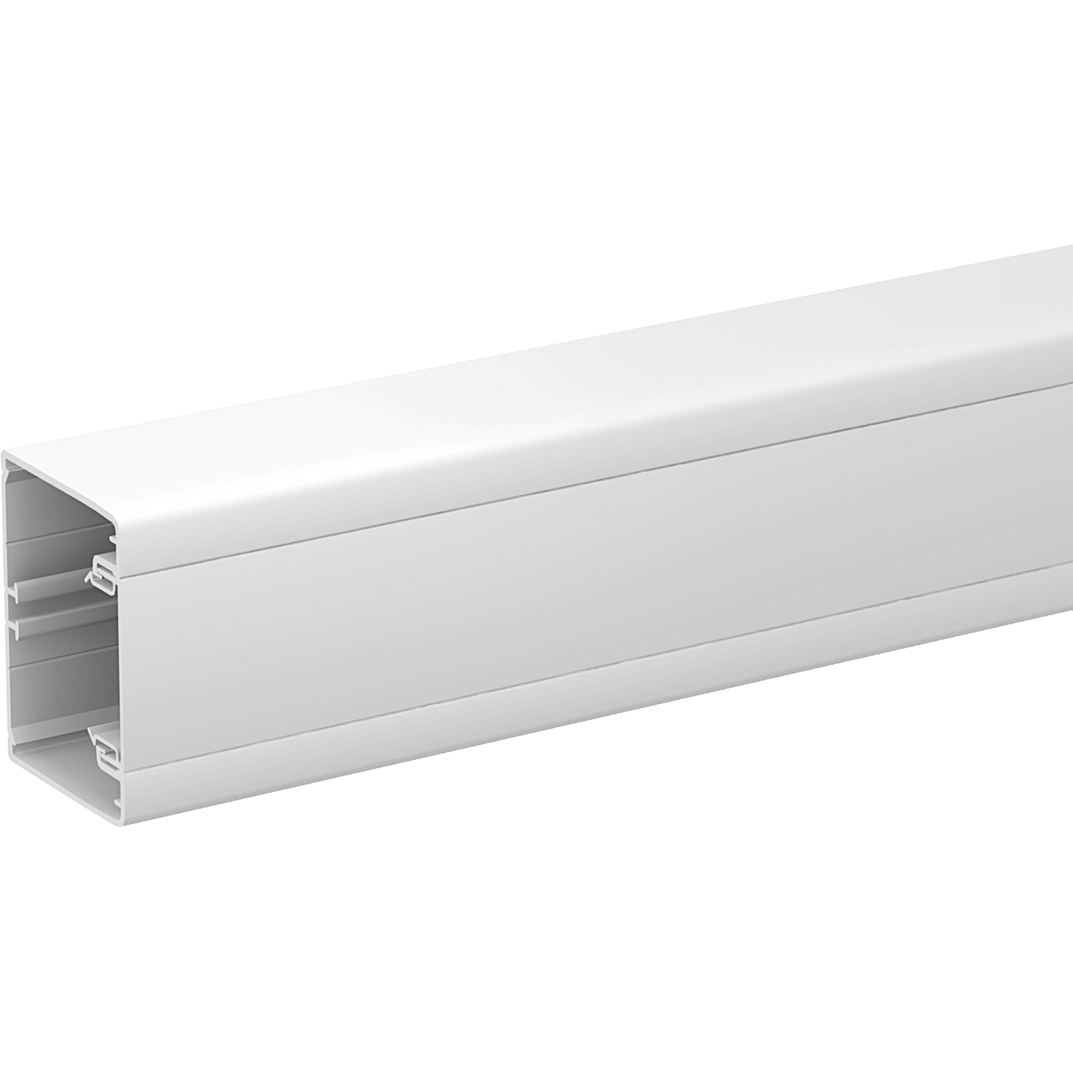OPTILINE: parapetni razvod 75x55, beo, sa poklopcem