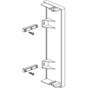 OPTILINE: Krajnja kapa za Al parapetni razvod 185x55mm