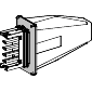 Canalis KS: napojna kutija, krajnja, leva ili desna, 100A (sa krajnjim poklopcem)