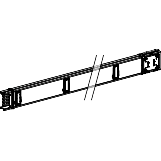 Canalis KS: kanalni razvod 100A, kruti, 3L+N+PE, 6 otcepa, L=3000mm