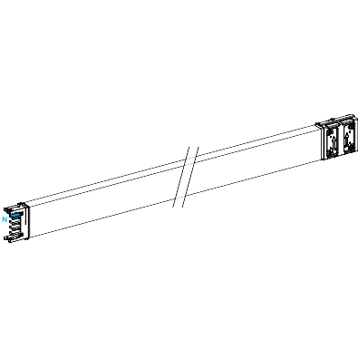 Canalis KS: kanalni razvod 400A, kruti, 3L+N+PE, ravan element bez otcepa, L=3000mm