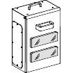 Canalis KS: Odcepna kutija 160A, za modularnu opremu, 24M(18mm), 3P+N+PE, IP55
