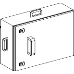 Canalis KS/KT: otcepna kutija 250A - sa postoljem NVO vel. 0, 3P+PEN, IP55