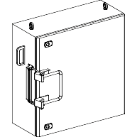 Canalis KS/KT: Odcepna kutija 400A, sa postoljem NVO vel.2, 3P+PEN, "plug in", IP55