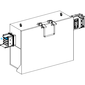 Canalis KS: otcepna kutija 630A - sa postoljem NVO vel.3, 3P+PEN, IP55