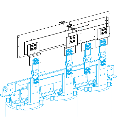 Canalis KTA: napojna jedinica za suvi transformator, 3L+N+PE, 3200A, N5
