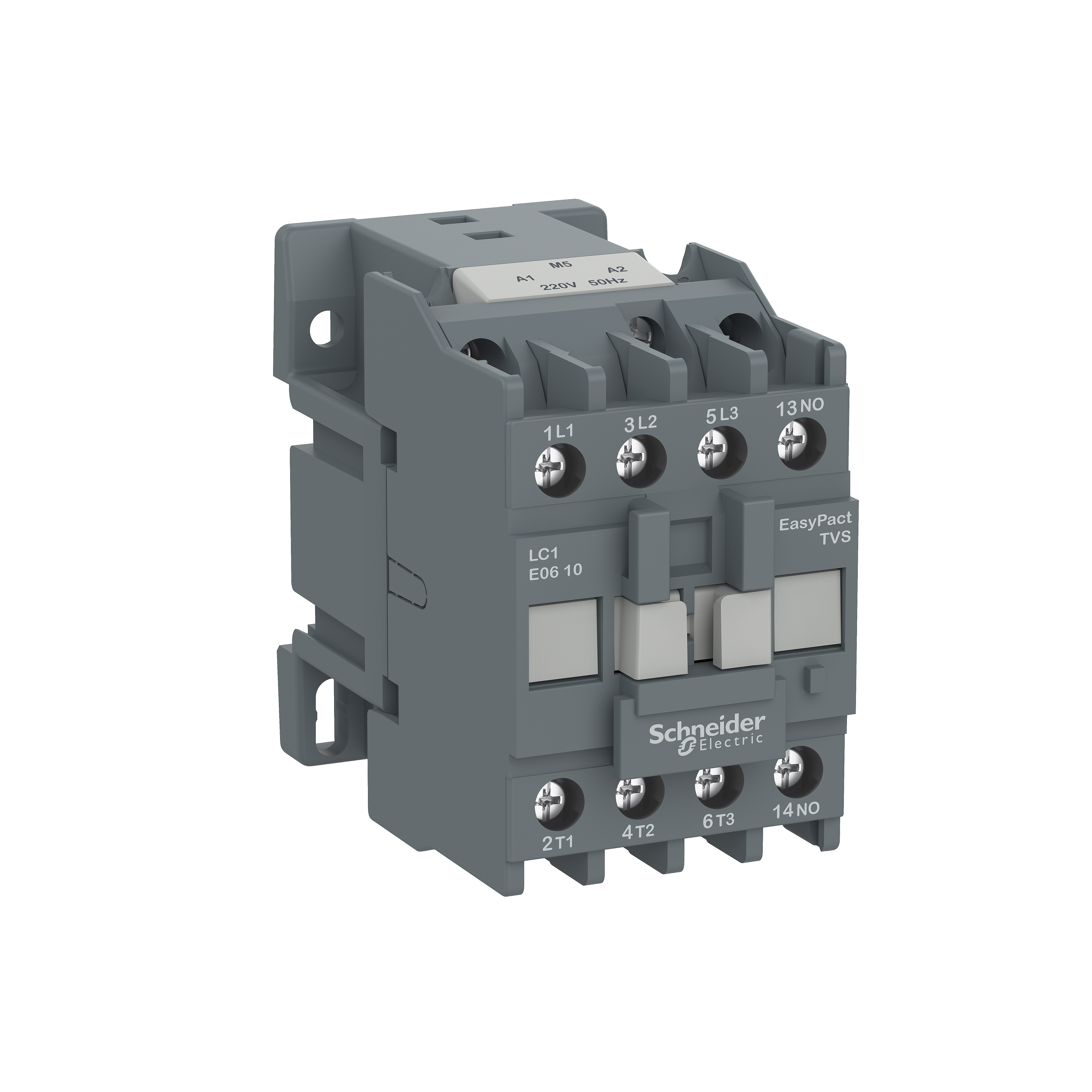 EasyPact TVS: Kontaktor, 3P, 9A (AC-3), 25A(AC1), kalem 230V AC, 1NO