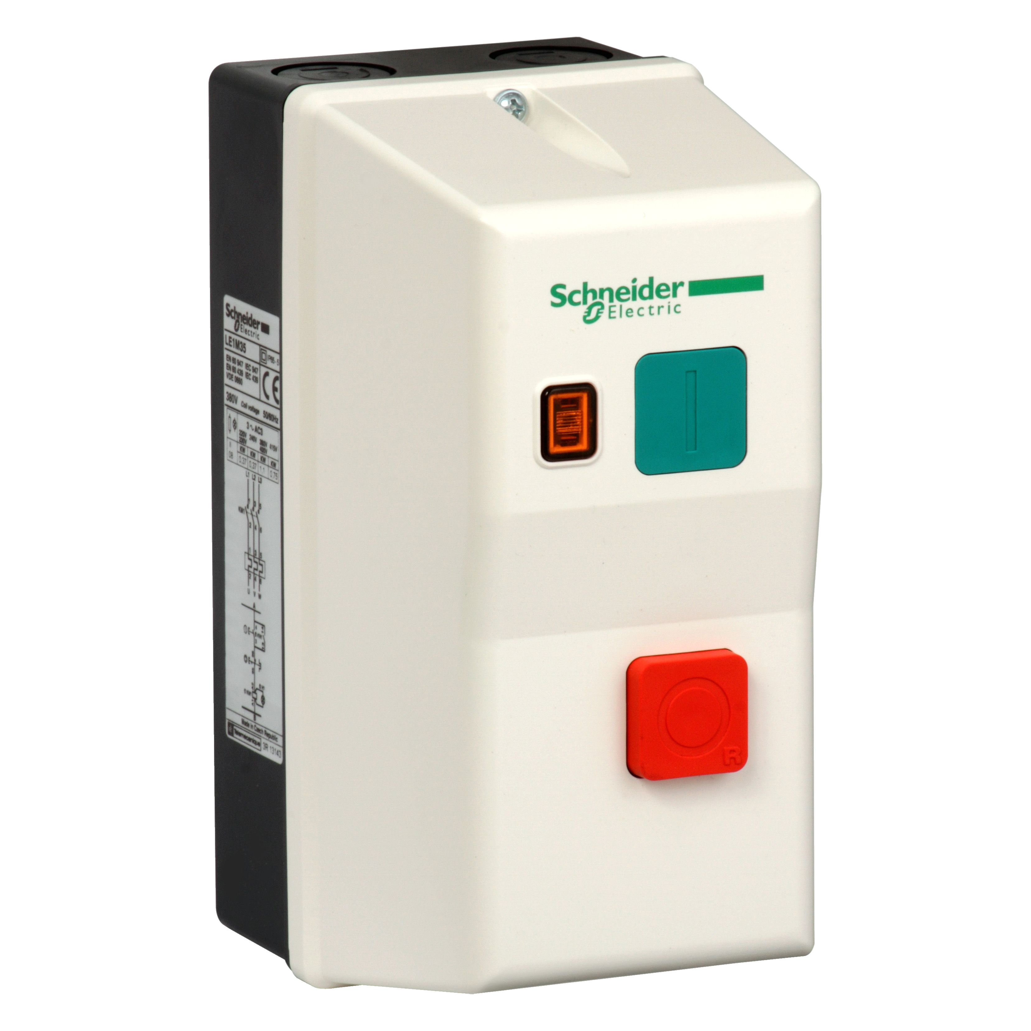 TeSys LE: motorni upuštač, direktni (kontaktor+bimetal), 1,5kW/415V AC, u kućištu IP65, komandni napon 230V AC