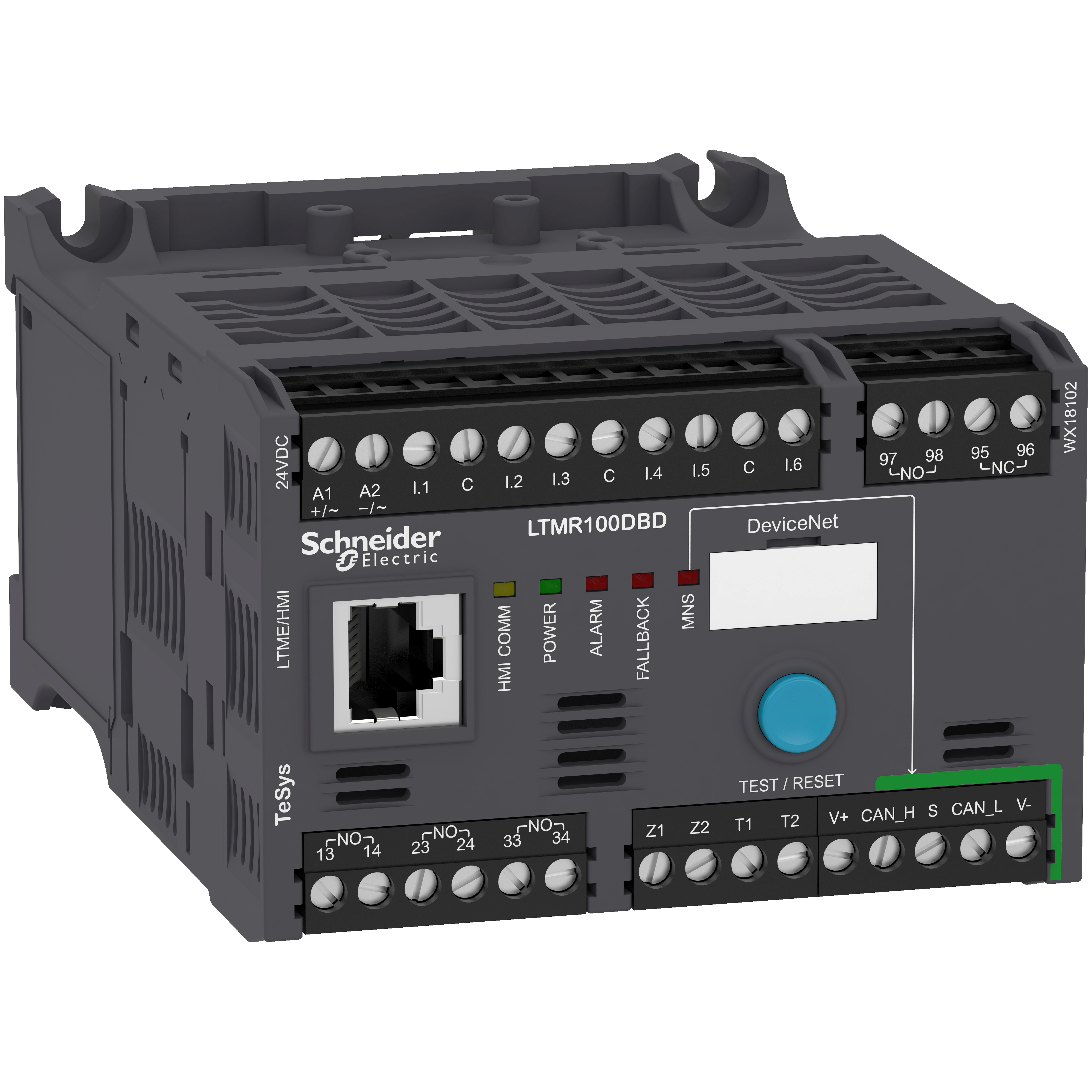 TeSys LTM: kontroler za DeviceNet, (5...100)A, 24V DC