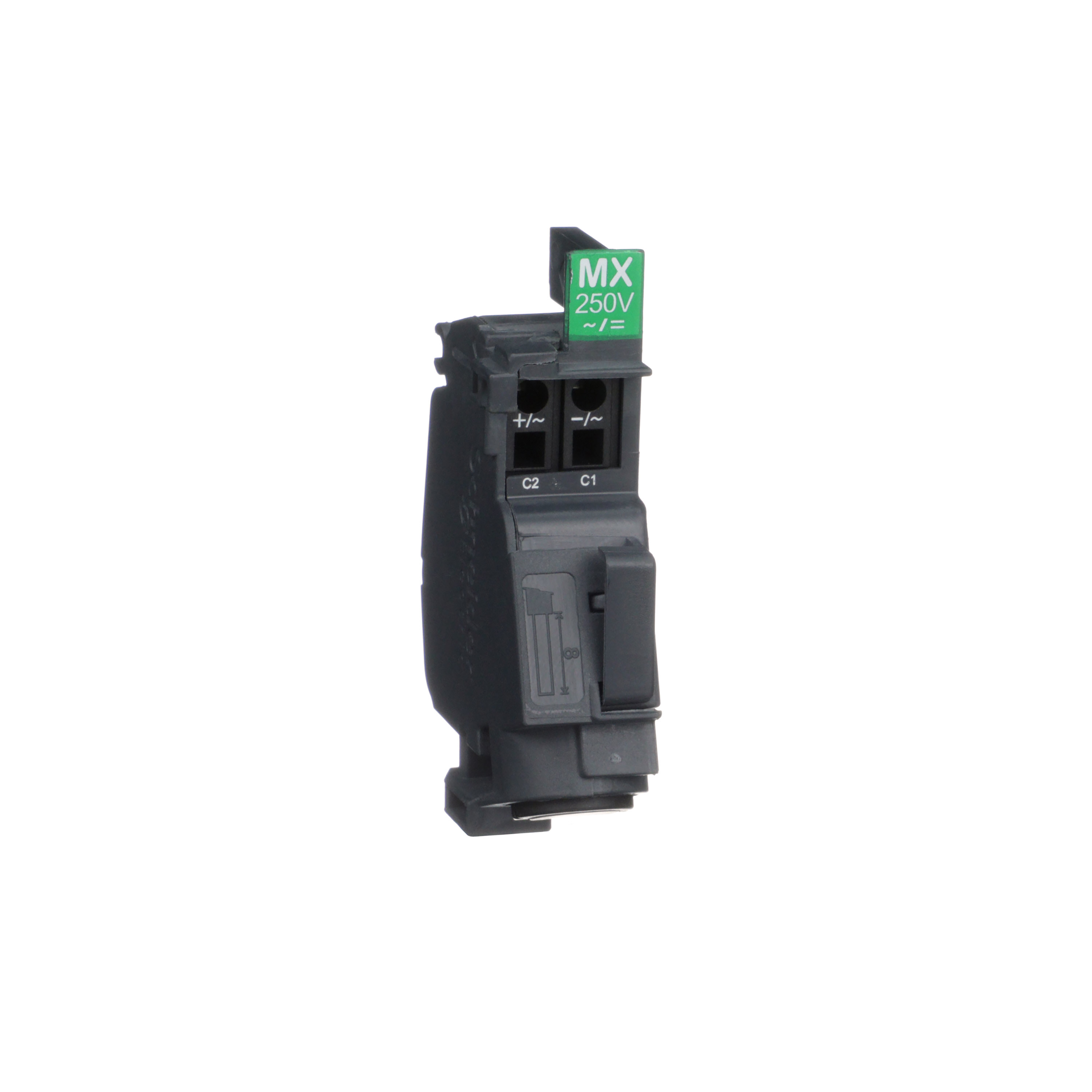 MX naponski okidac za ComPact NSXm, 220/240 VAC 50 Hz, 208/240 VAC 60Hz, 277 VAC 60 Hz, 250 VDC, opruzni prikljucak