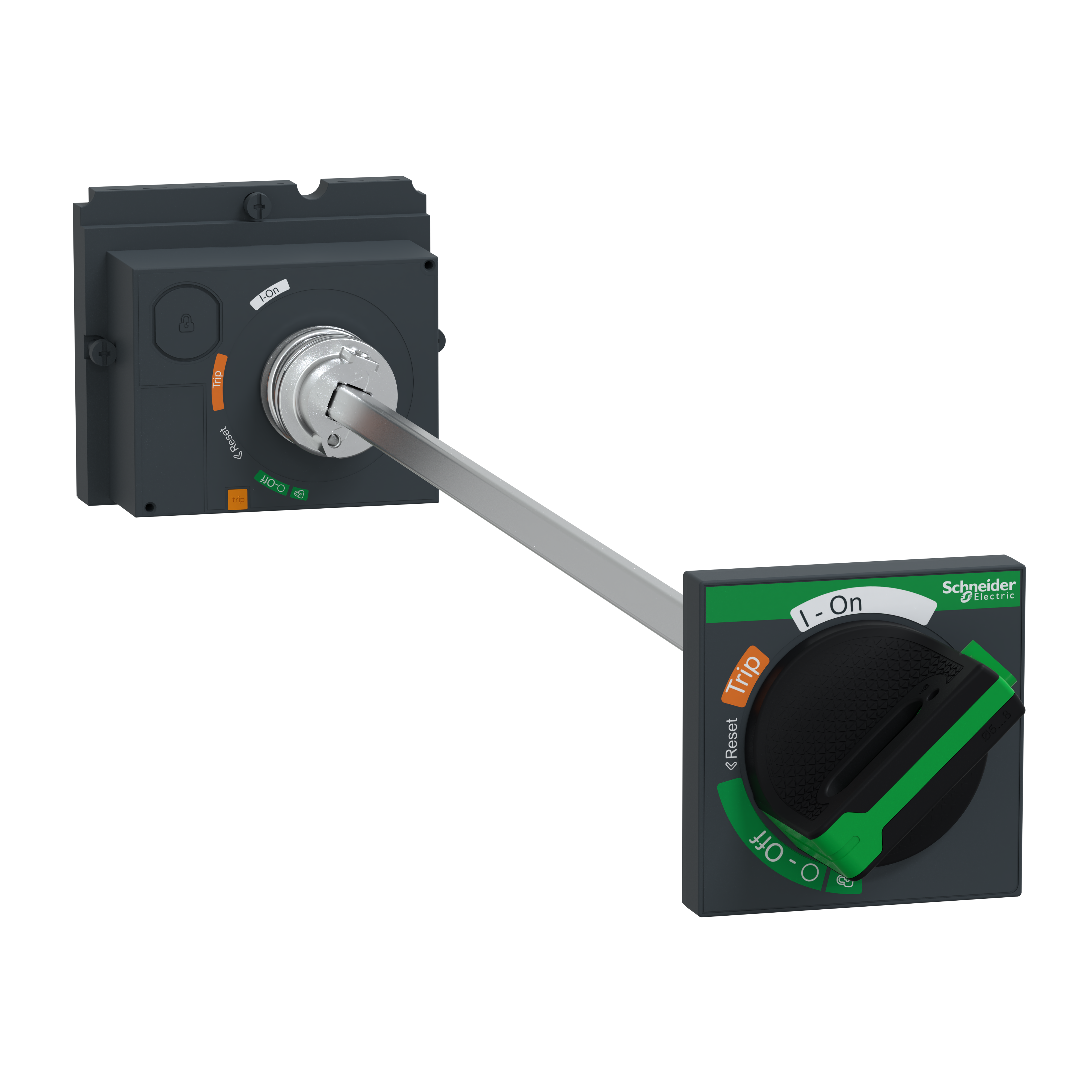 Produzena zakretna rucica za Compact NSX/CVS100/160/250, crna,185-600mm, IP55