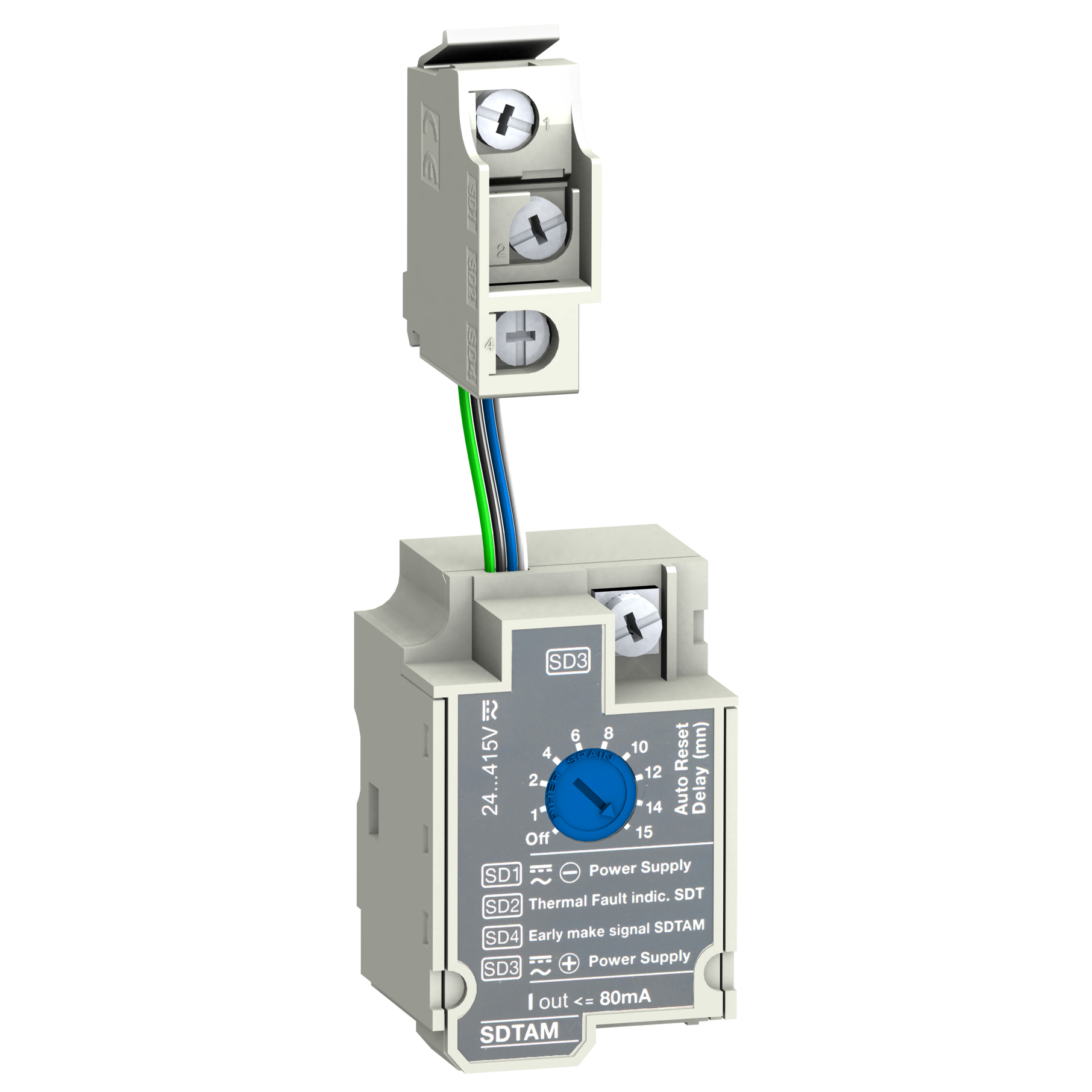 SDTAM 24/415V AC/DC MODUL TERMIČKE GREŠKE NSX100-630 DODATAK ZA ZAŠTITNU JEDINICU