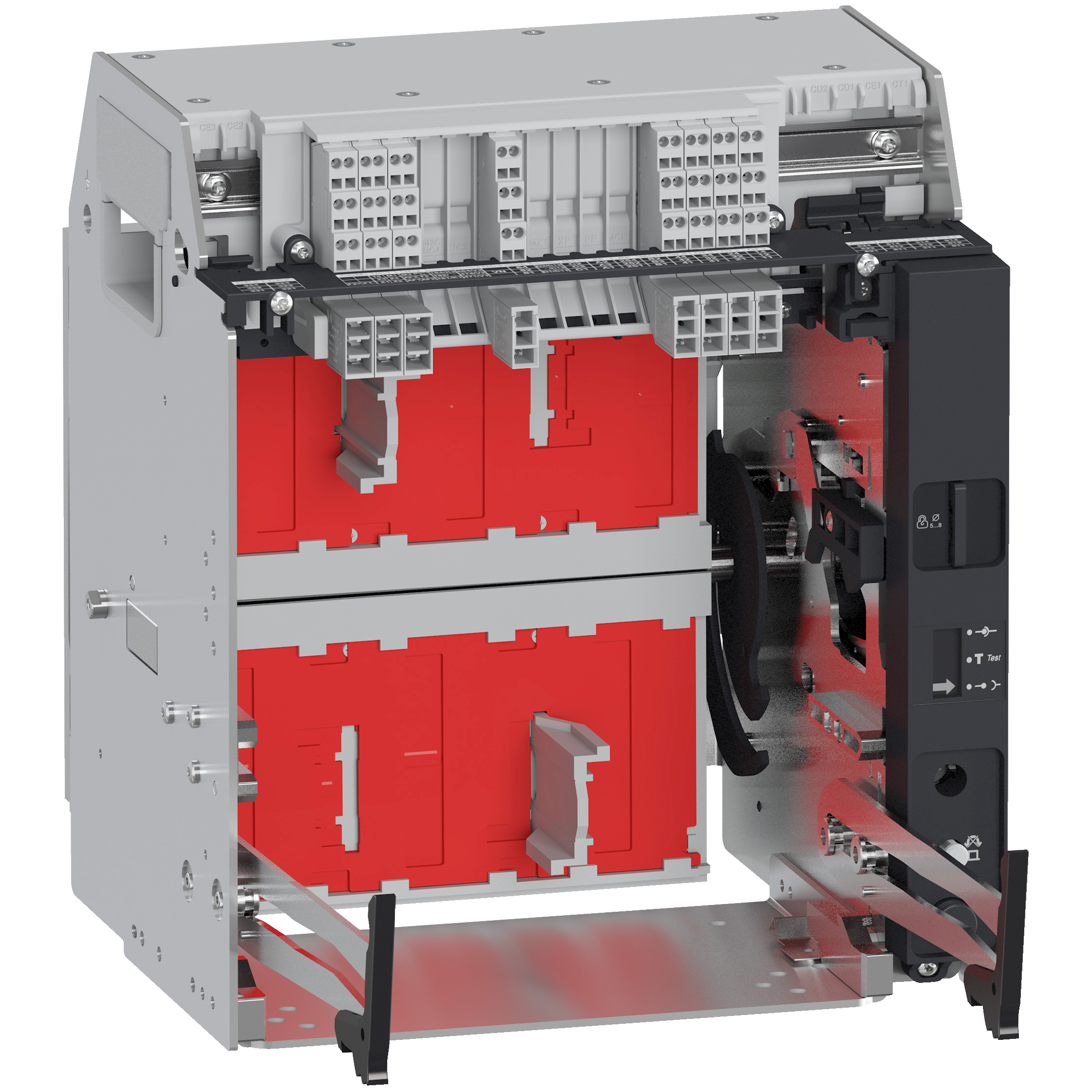 Šasija za MTZ1 02/06-12 H1/H2 1250 A 3P