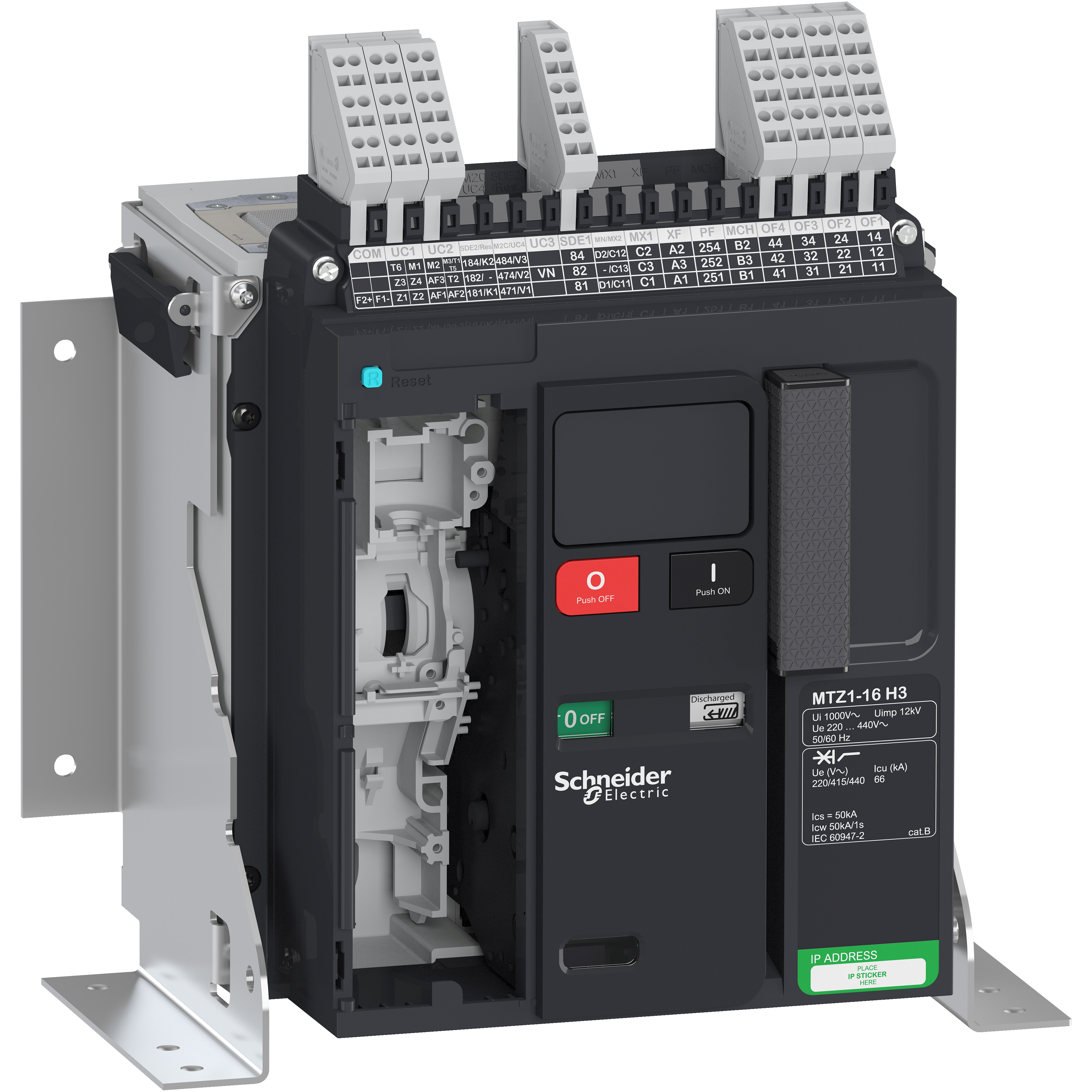 prekidac MASTERPACT MTZ1 16H3 3P FIKSNI