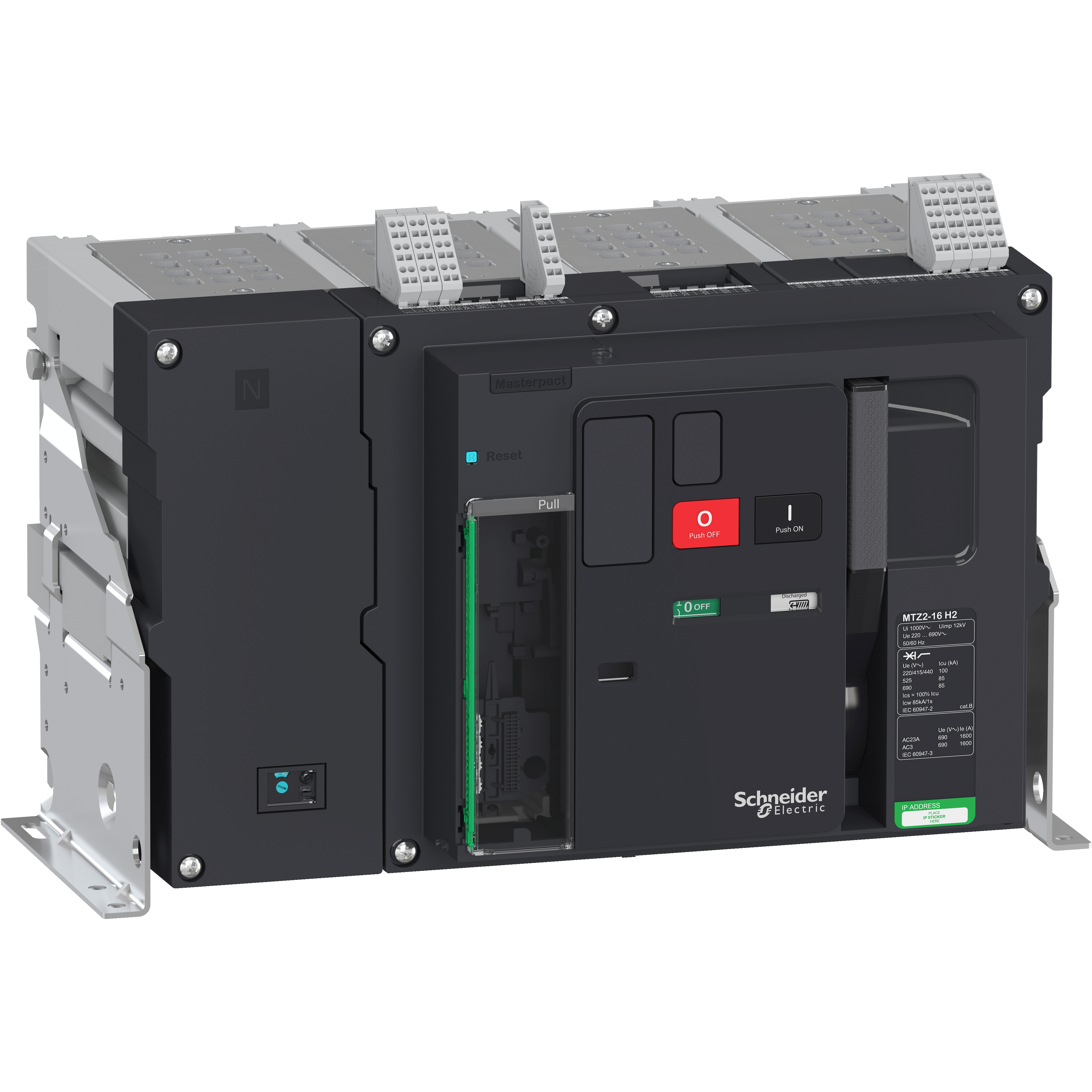 Prekidac MTZ2 16 H2 4P FIKSNI