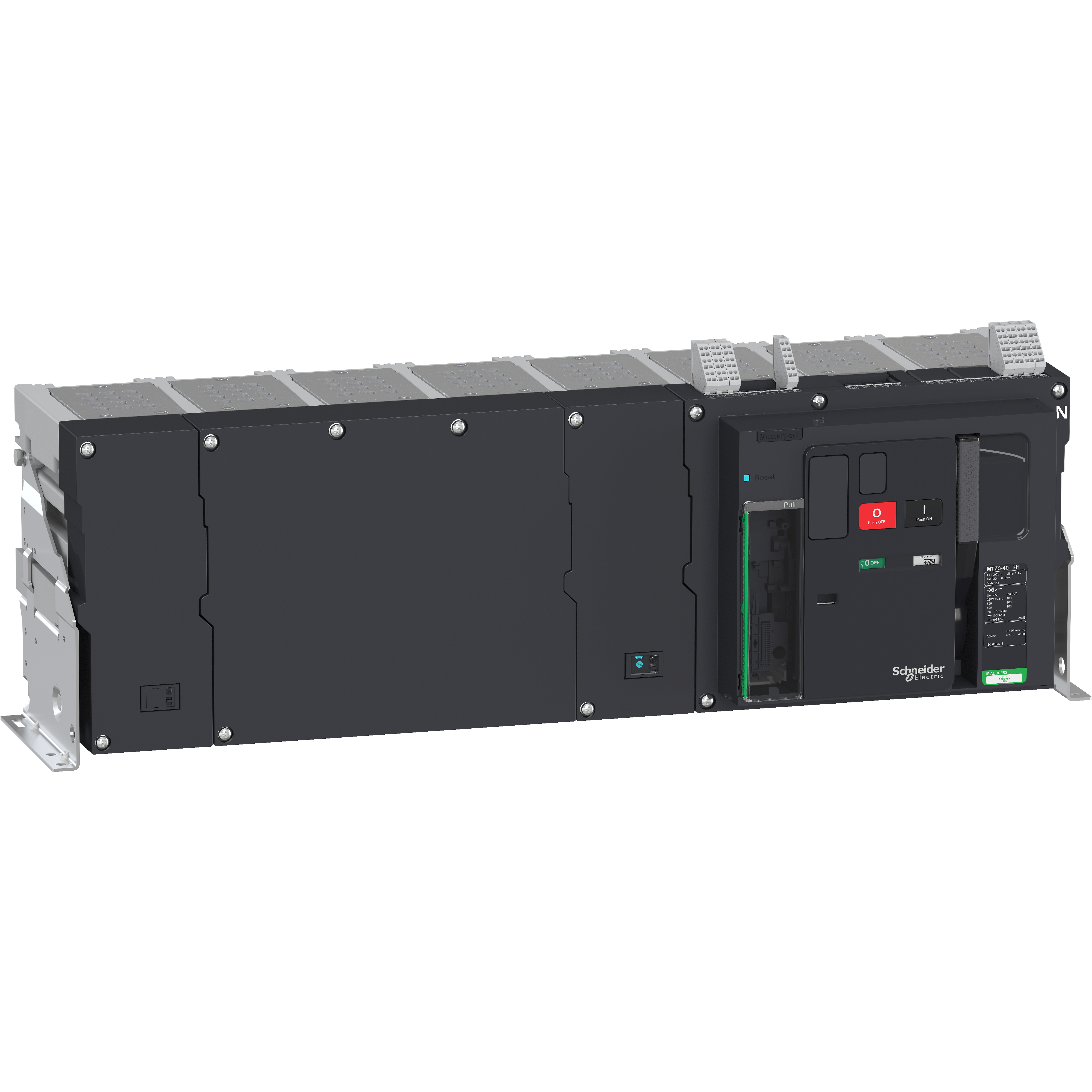 Prekidac MTZ3 40B H1 4P FIKSNI NULA DES