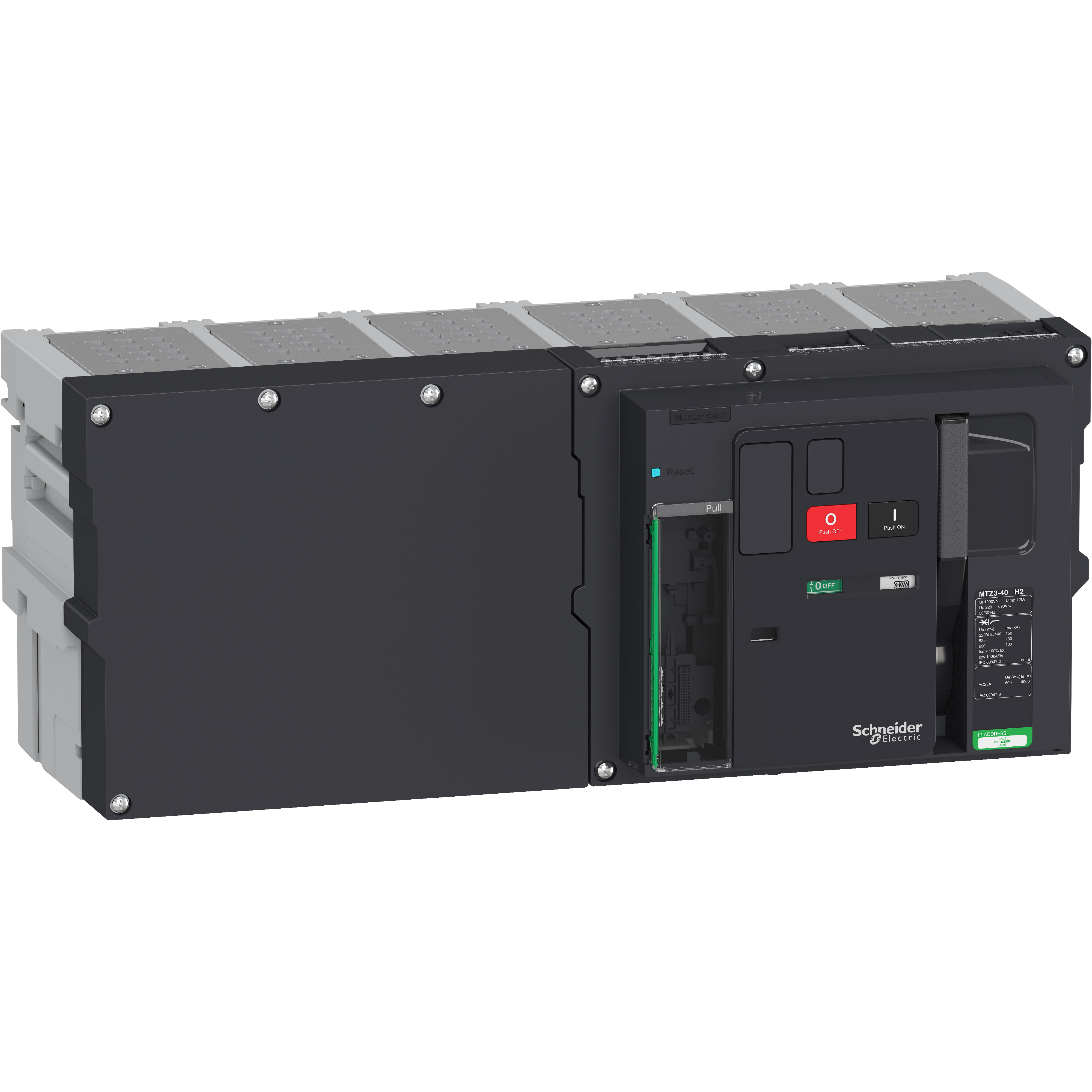 Prekidac MTZ3 40B H2 3P izvlacivi
