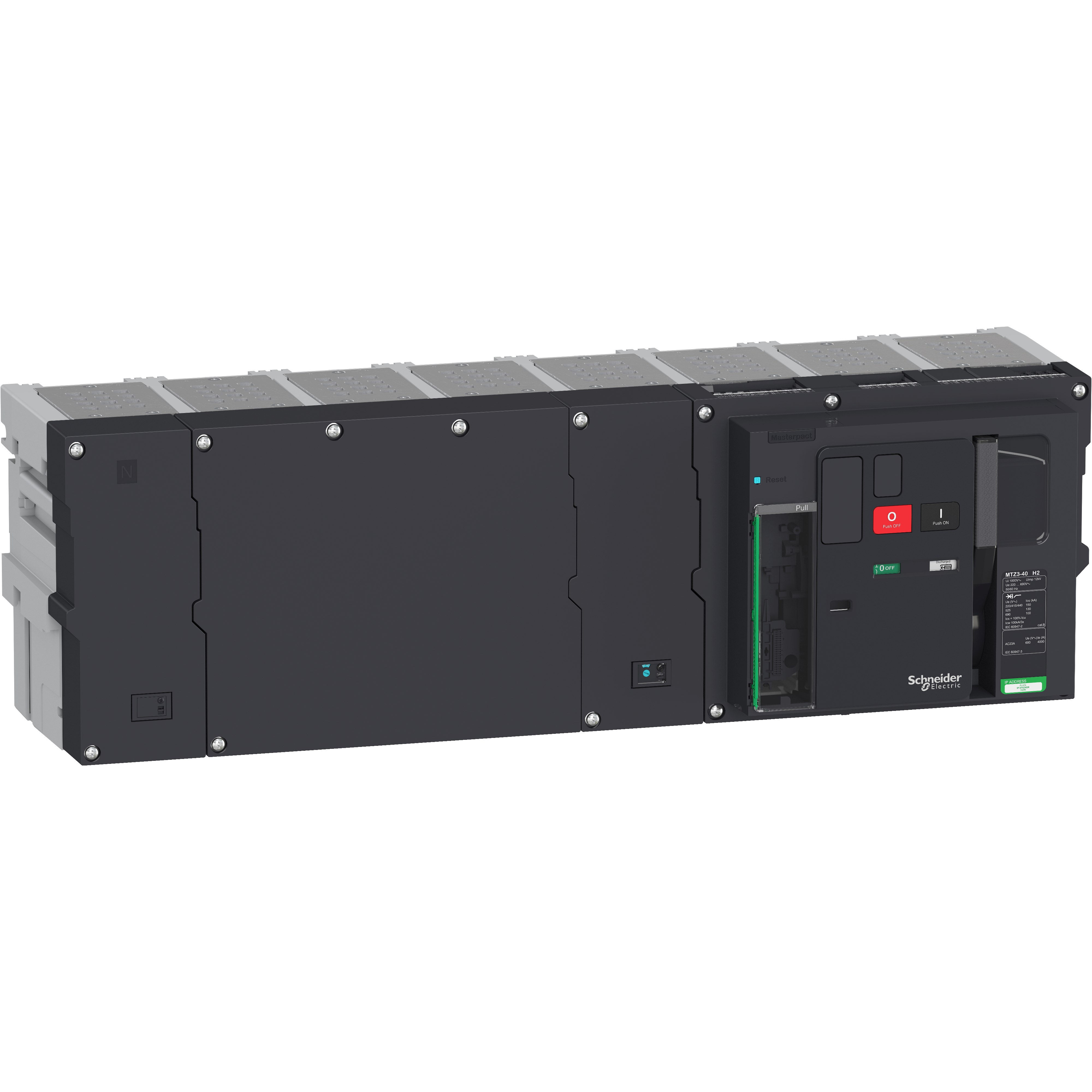 Prekidac MTZ3 40B H2 4P izvlacivi
