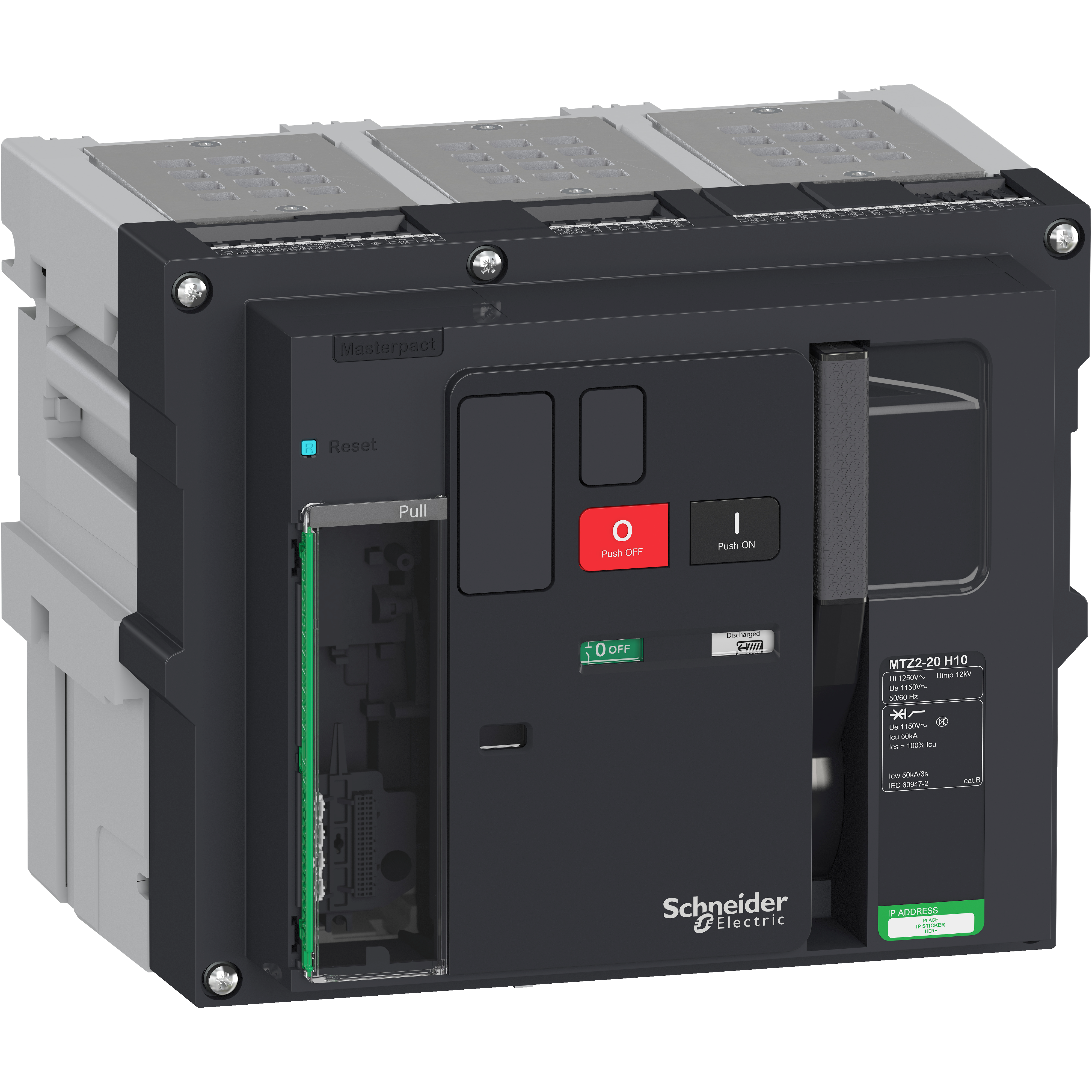 Prekidac MTZ2 20 H10 3P izvlacivi