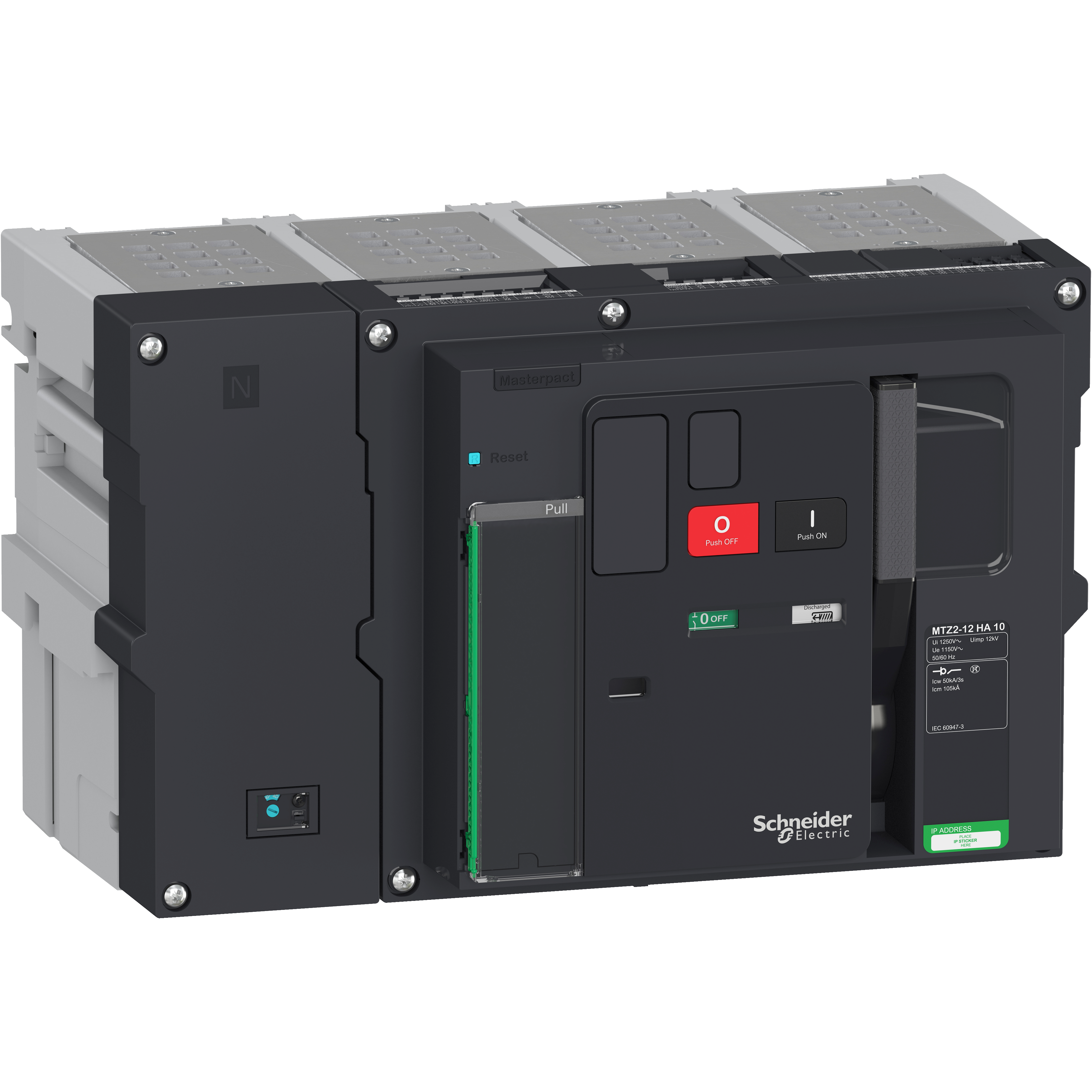 Rastavljac SNAGE MTZ2 12HA10 4P izvlac