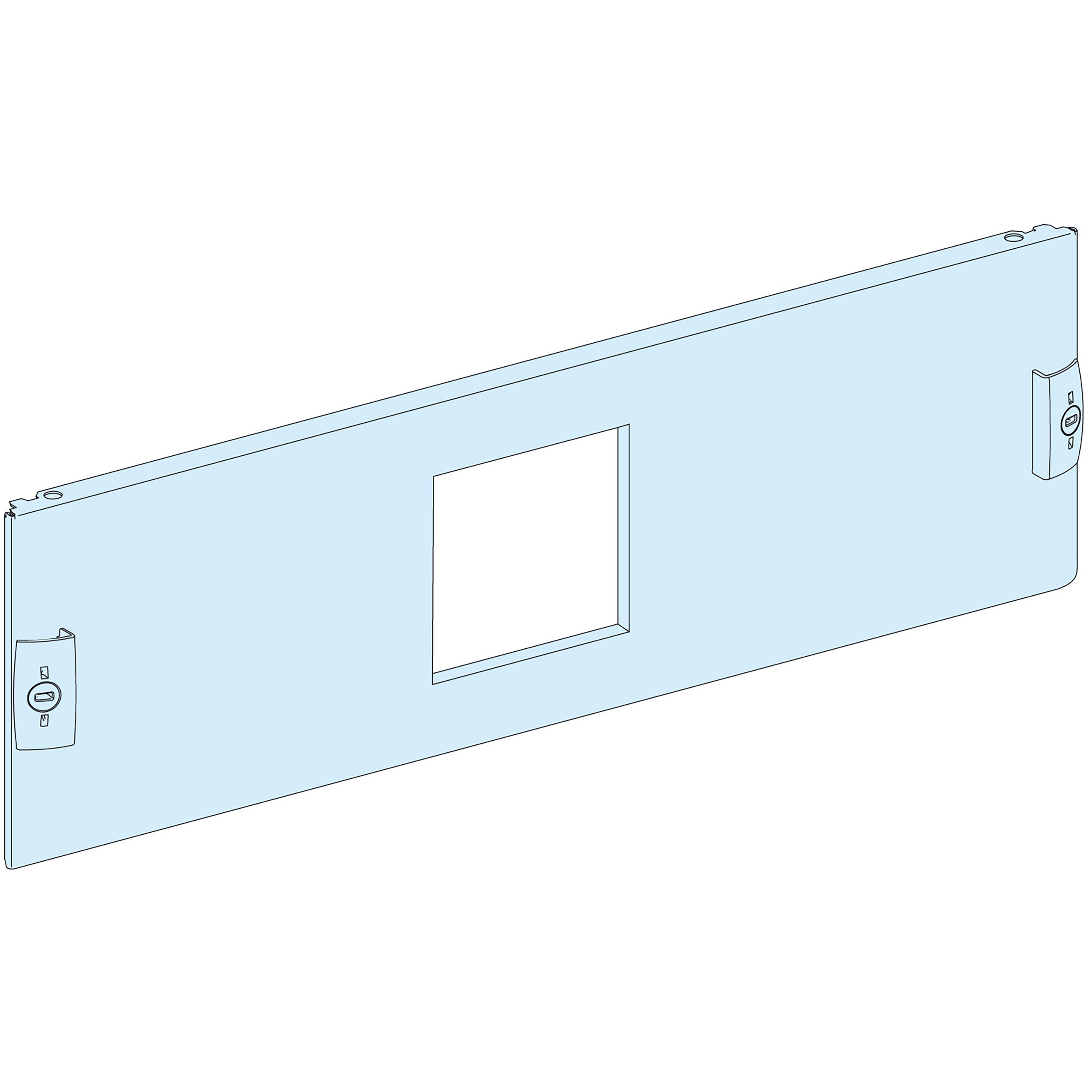 Prisma SeT P/G: maska za instrumente, 1x 96x96mm, metalna