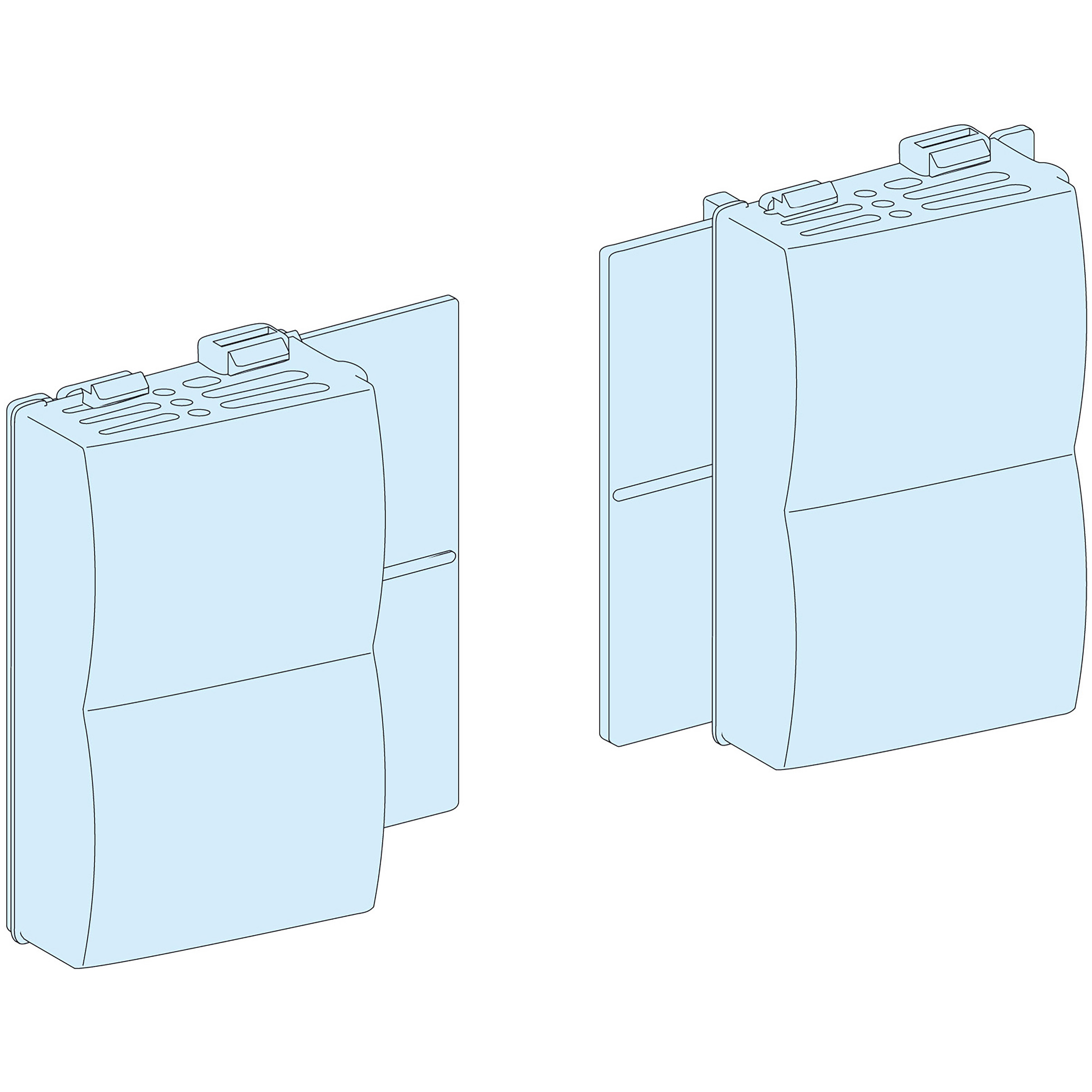 Linergy BW: univerzalni Powerclip napojni blok 100/250A, 4P