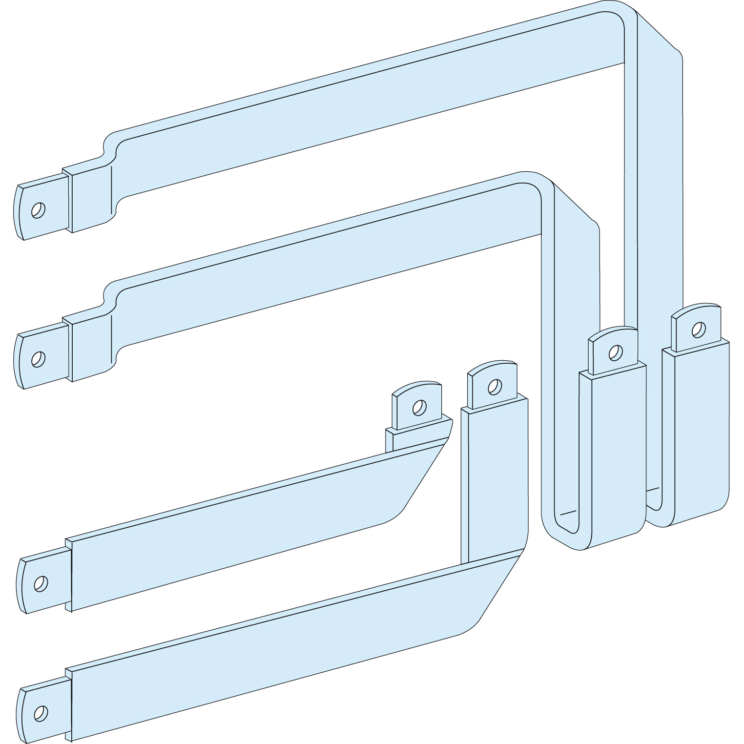 Linergy BW: bakarne konekcije na univerzalni Powerclip napojni blok za NSX/CVS100/250 i INS/INV250, 4P, V