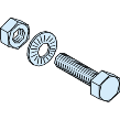 Linergy BS: set od 20 srafova M8, L=35mm (sraf+matica+dve kontakt podloske)