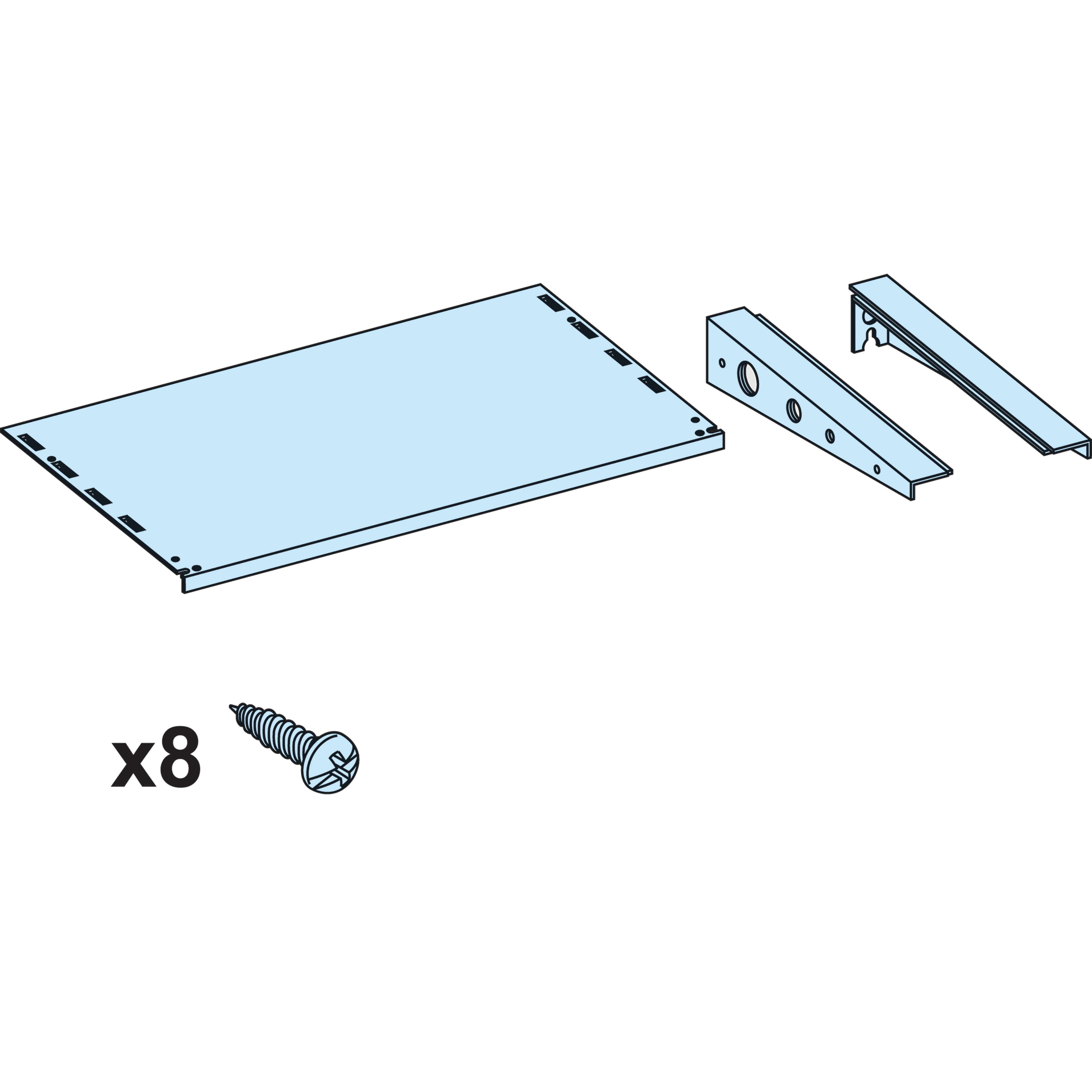 Prisma SeT G: krov, W=600mm, IP55