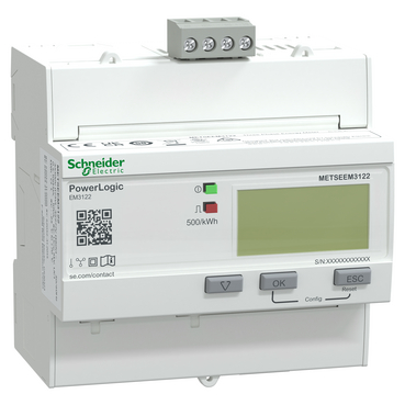 iEM3122: digitalno brojilo (kWh), modularno, direktno, 45A, Cl 1, Modbus