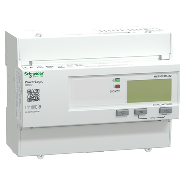 iEM3412: digitalno brojilo (kWh), modularno, direktno, 125A, Cl 1, impulsni izlaz
