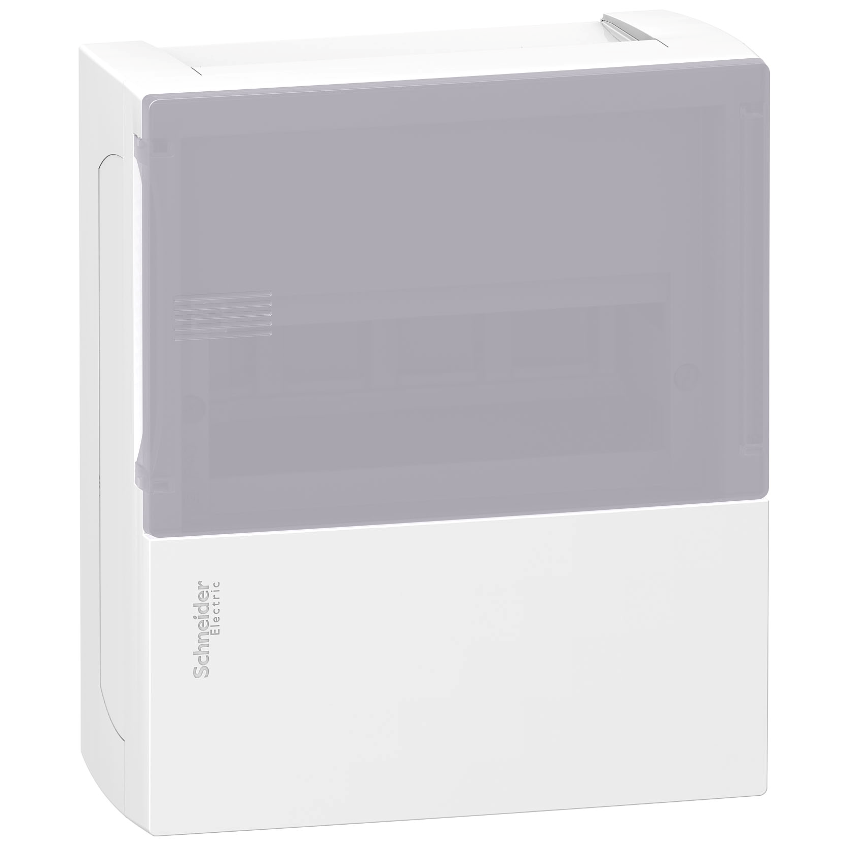 Mini Pragma: razvodni ormaric, nadgradni, 2 sabirnice, 1x8 polova, providna dim vrata, IP40