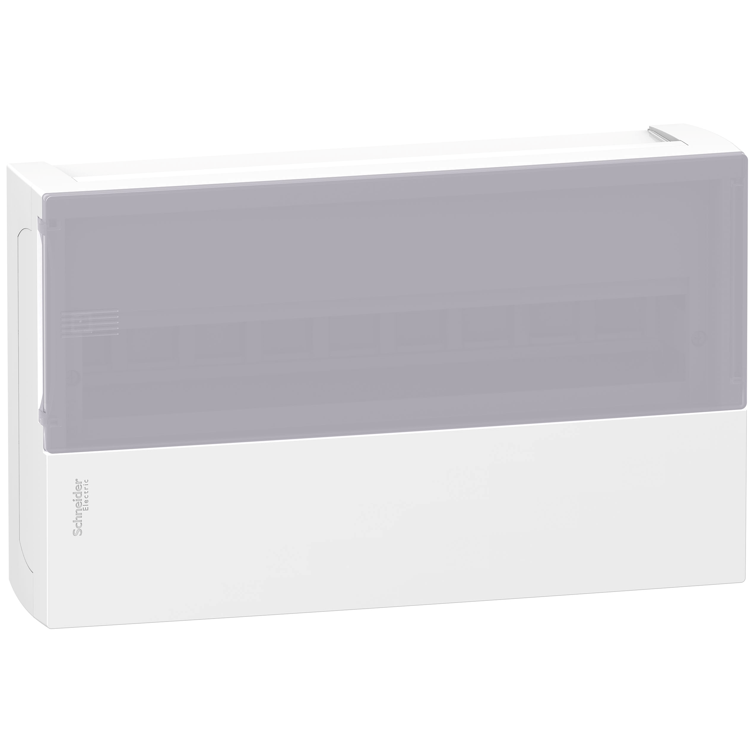 Mini Pragma: razvodni ormaric, nadgradni, 2 sabirnice, 1x18 polova, providna dim vrata, IP40