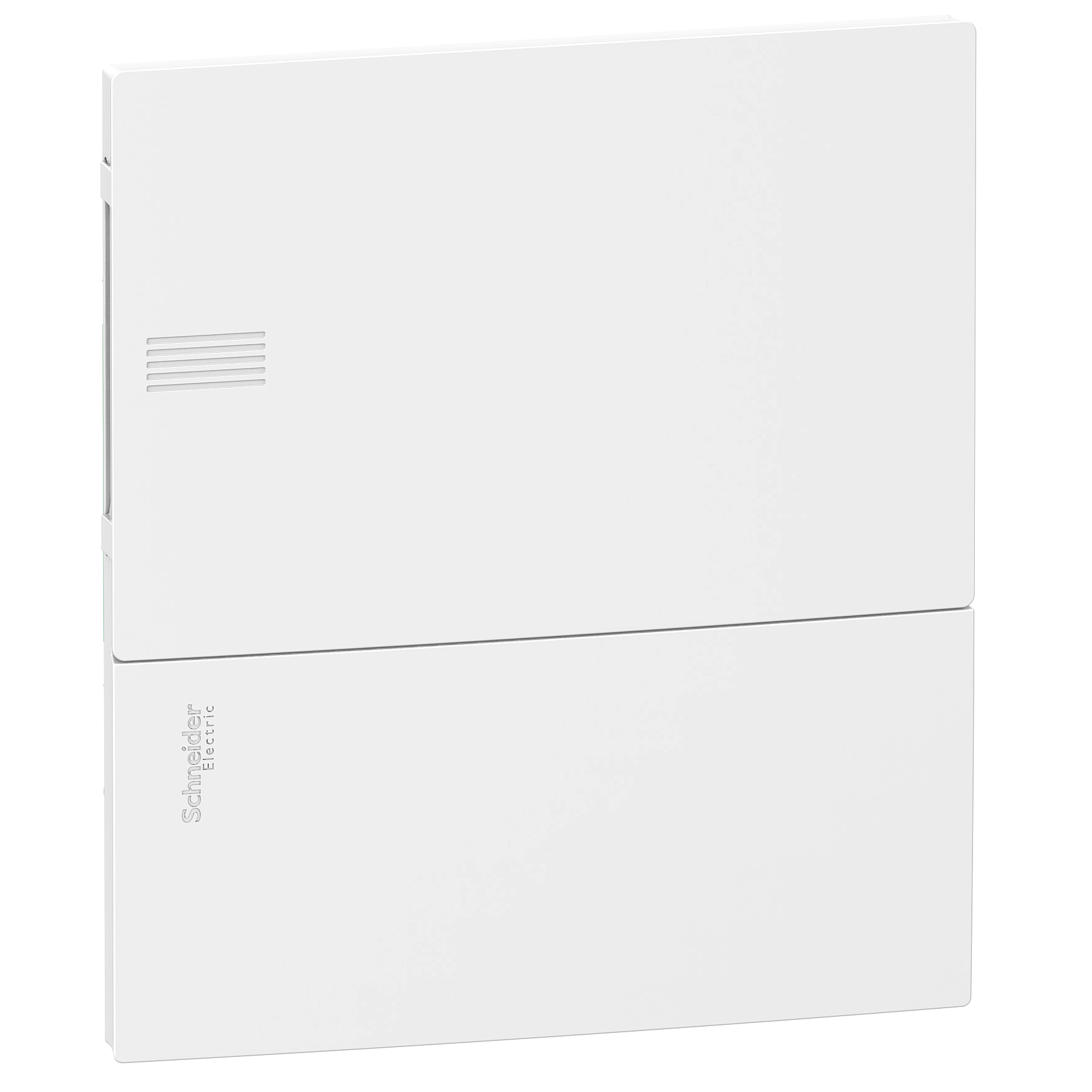 Mini Pragma: razvodni ormaric, ugradni, 2 sabirnice, 1x8 polova, bela puna vrata, IP40
