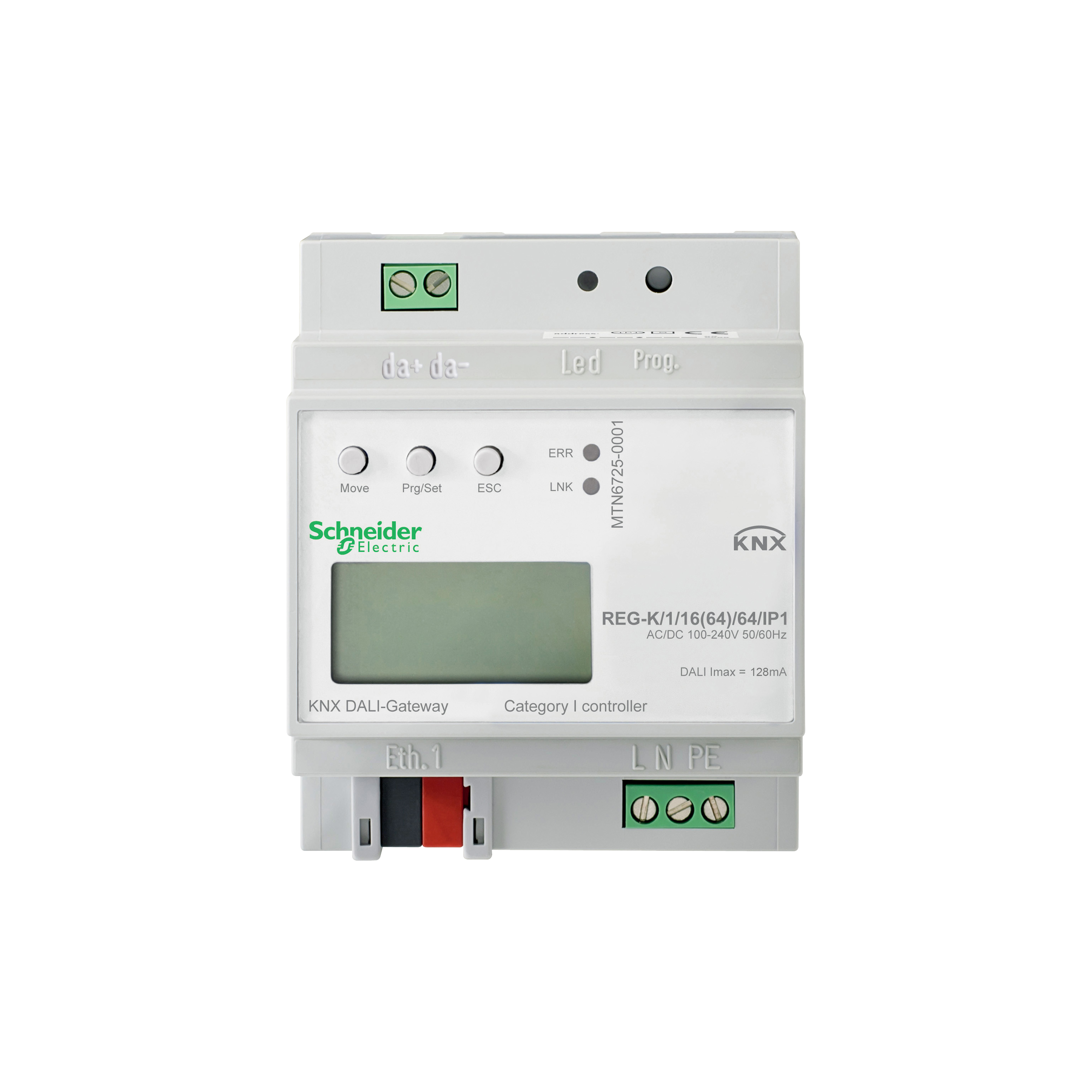 KNX: DALI gateway REG-K/1/16(64)/64/IP1