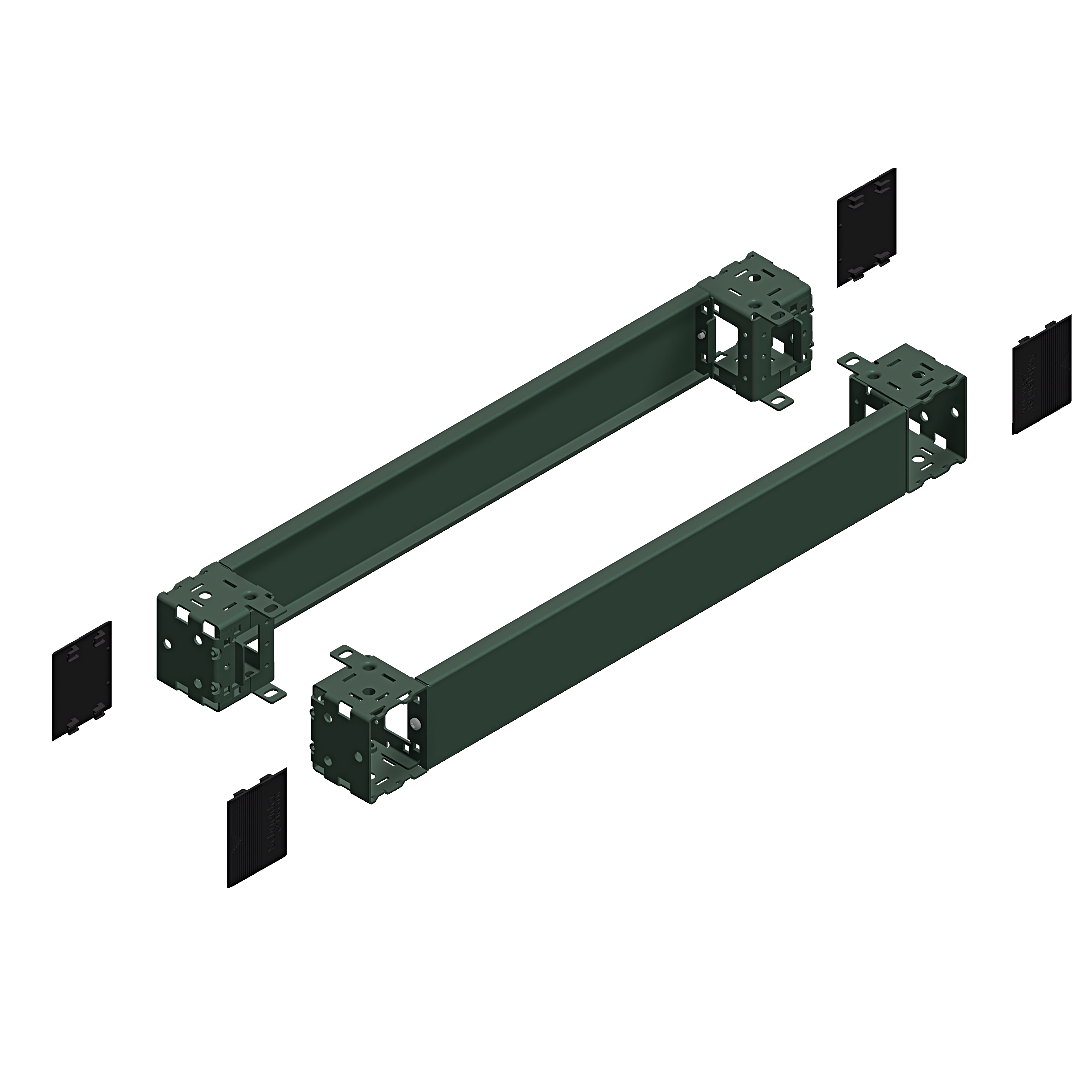 Spacial: postolje, prednji i zadnji elementi, 700mm, h=100mm