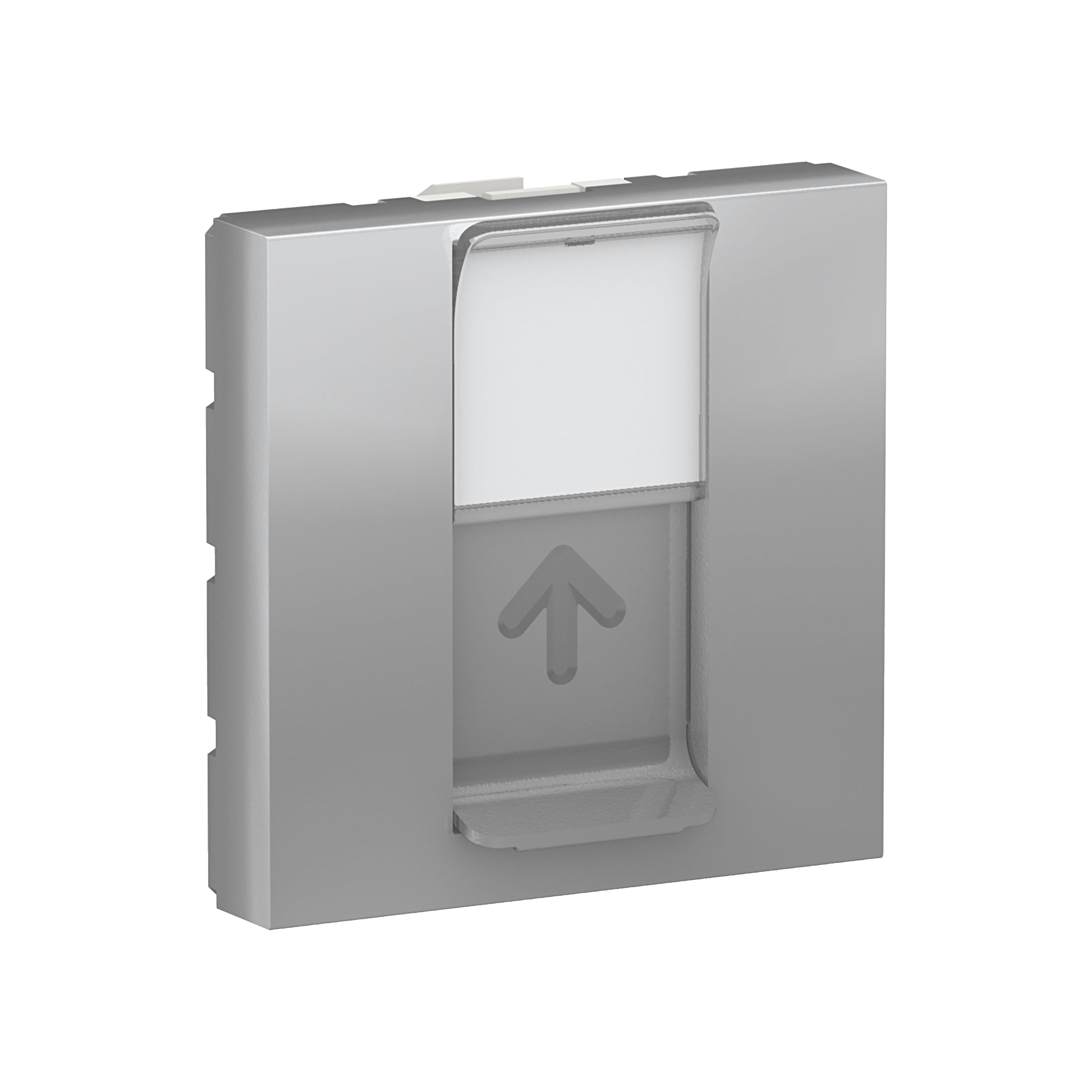 POKLOPAC RJ45 KEYSTONE/SYSTIMAX 2M ALU