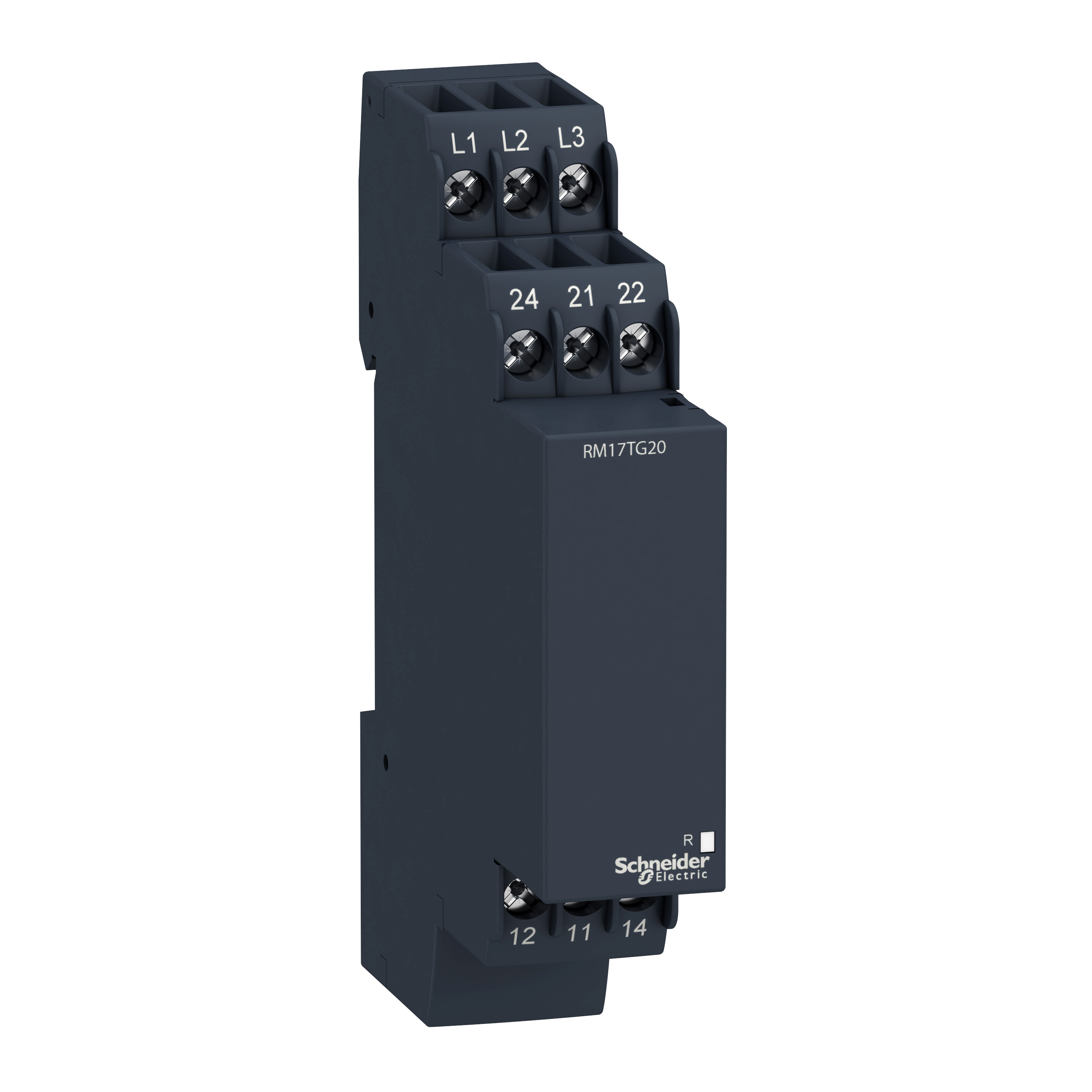 Zelio Control: modularno rele prisutnosti i rotacije faza, ispad dve ili tri faze, opseg merenja U=208-480V AC, 2C/O, 5A