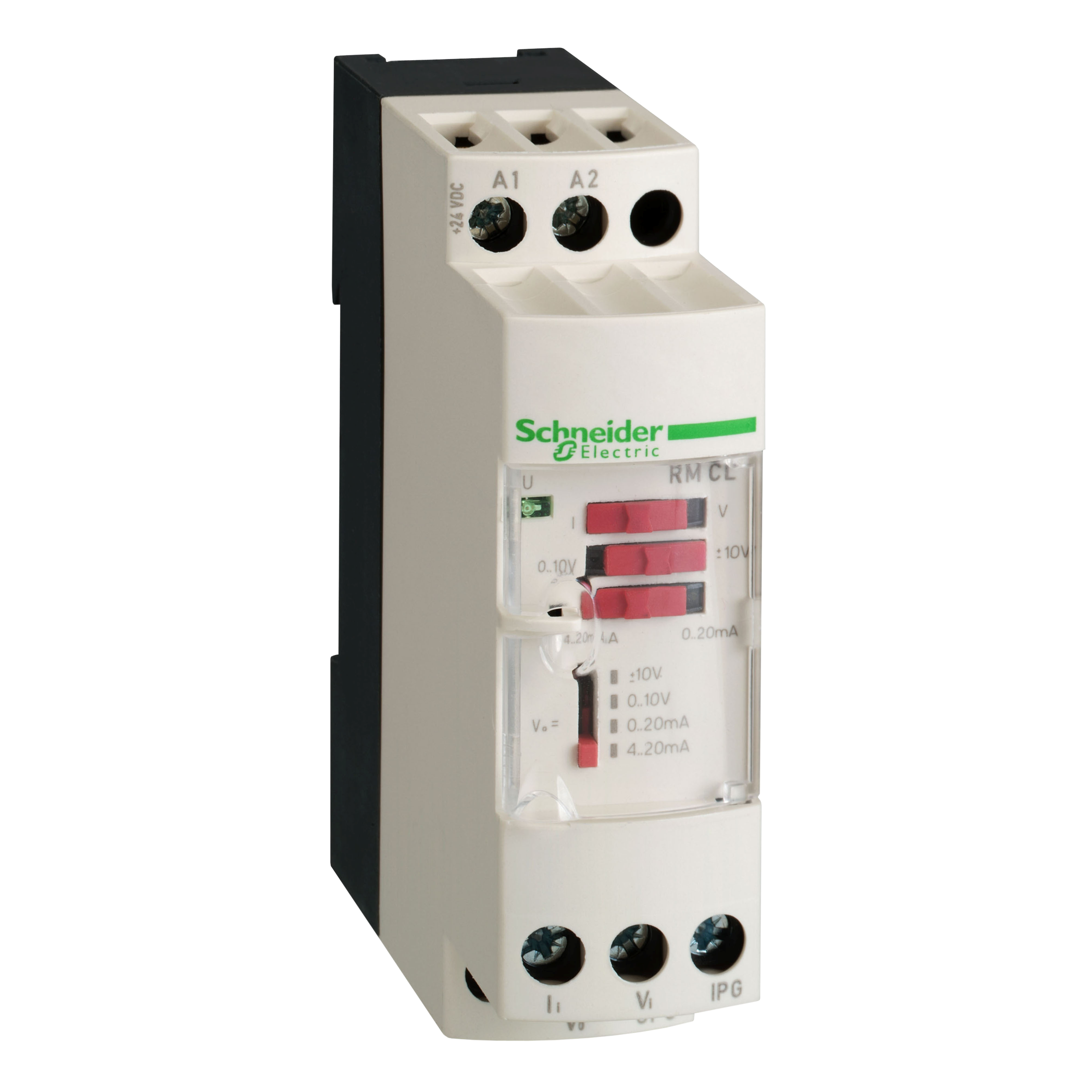 ZELIO Analog: Univerzalni naponsko strujni konvertor, ulaz 0...10V, 0...20mA, 4-20mA AC/DC, izlaz 0...10V, 0...20mA, 4...20mA, napajanje 24 VDC