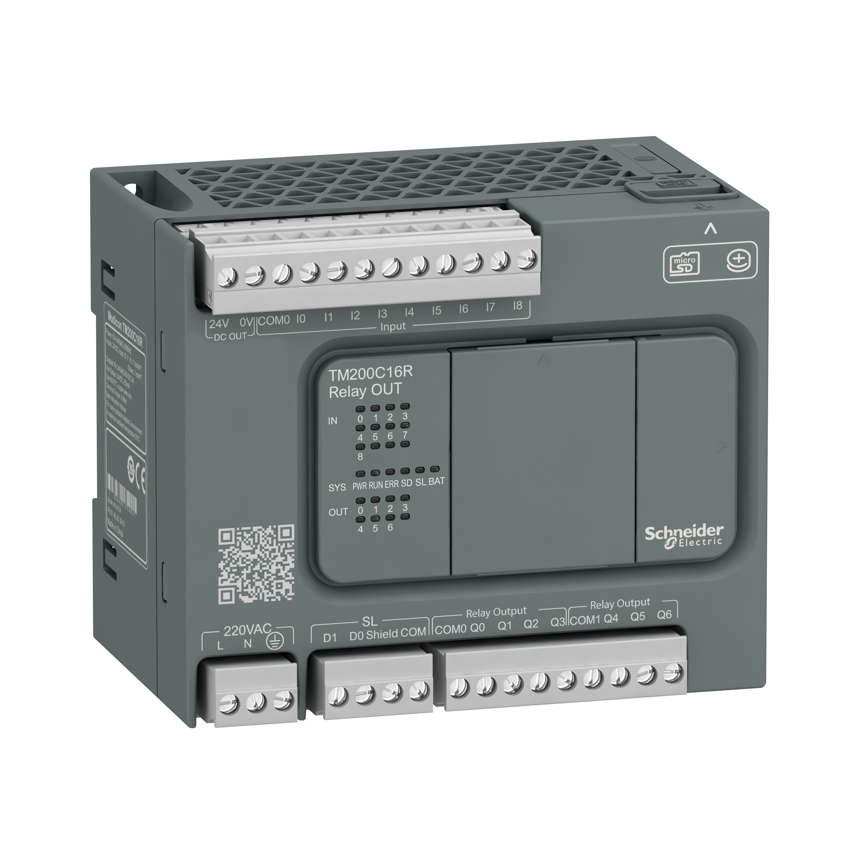 CONTR. M200 16I O 220VAC RELAY