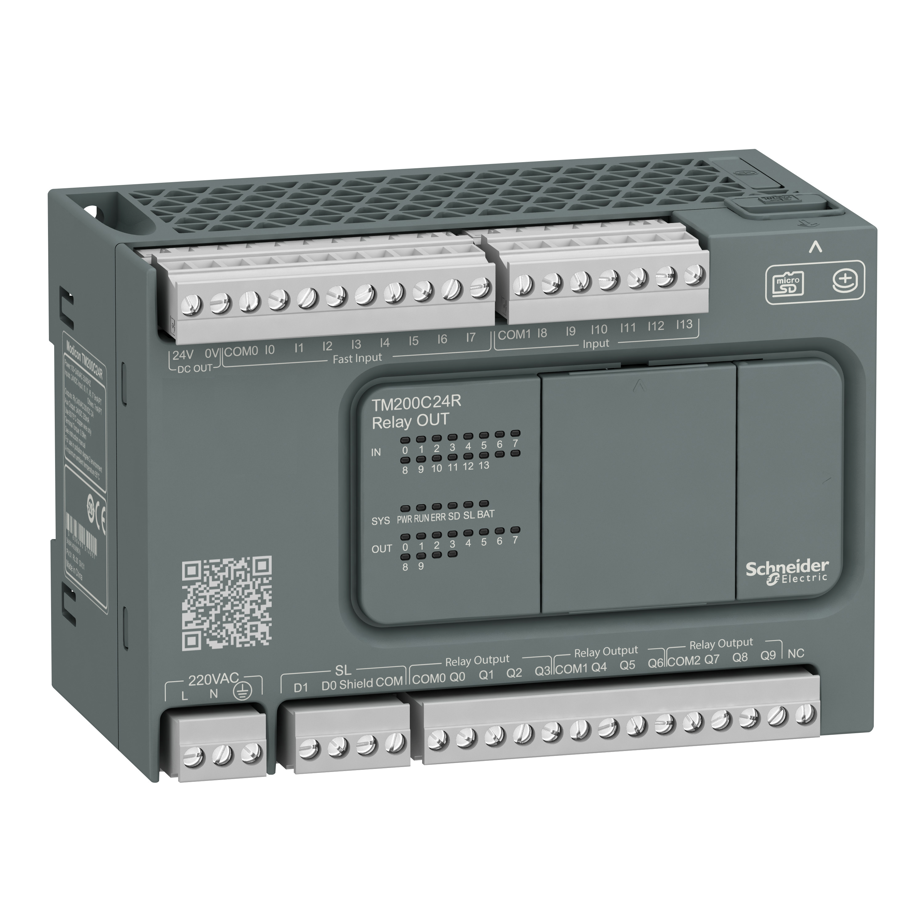 CONTR. M200 24I O 220VAC RELAY