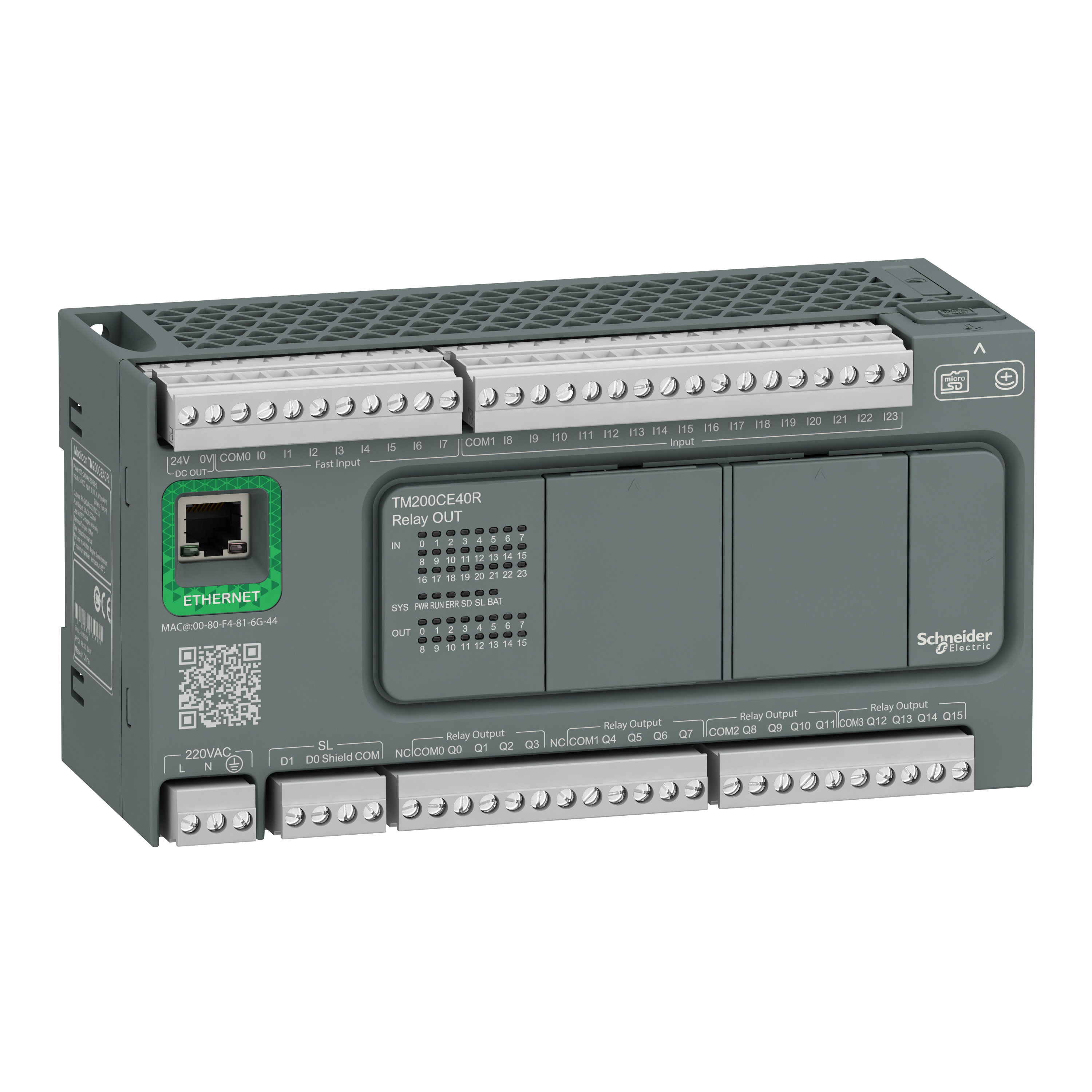 KONTROLER M200-40IO RELEJNI ETHERNET KOM