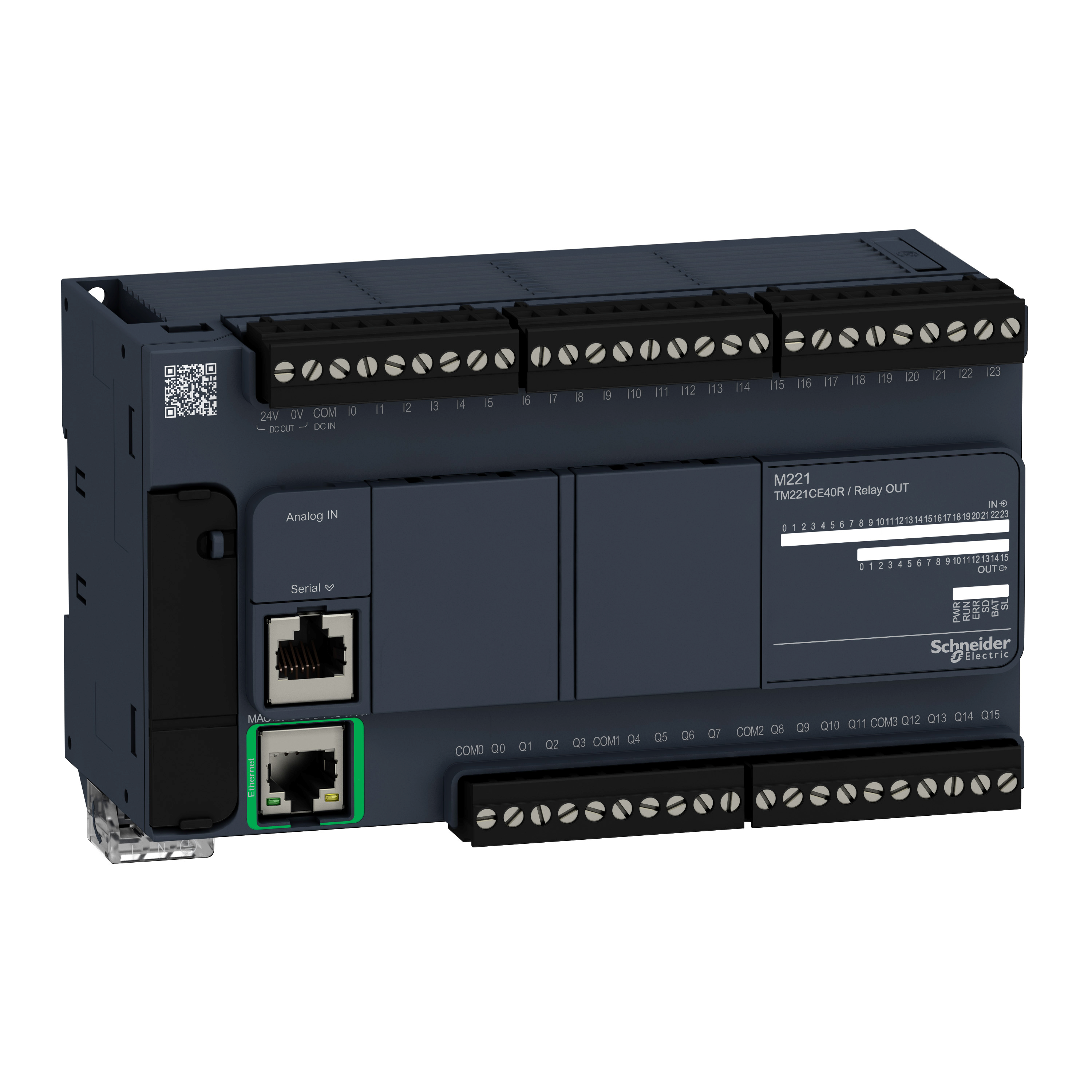 Modicon M221: logicki kontroler, 40 I/O, Ethernet