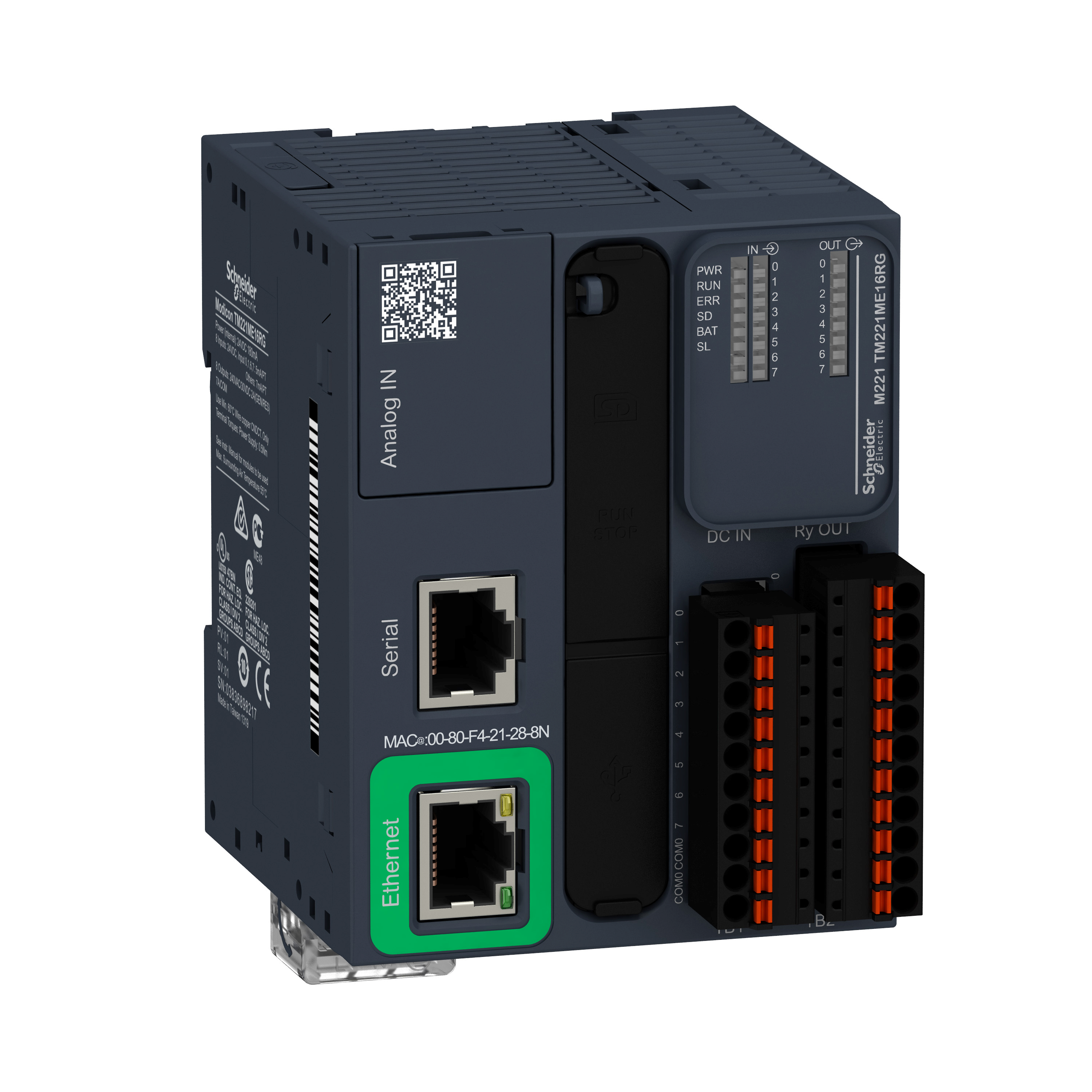 KONTROLER M221-16IO RELEJNI ETH OPRUGA MODULAR