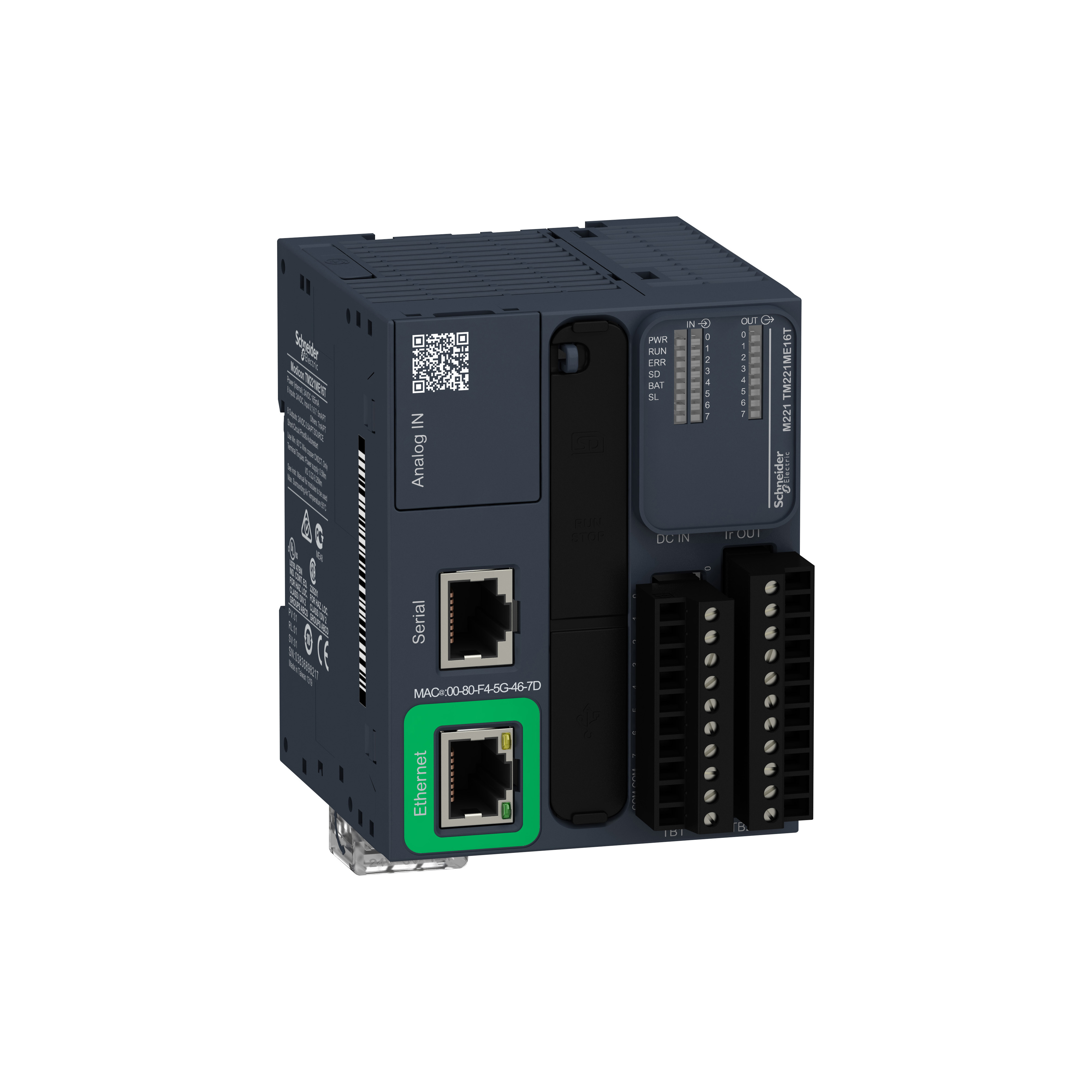 KONTROLER M221-24IO TR.SOURCE ETH MODULA