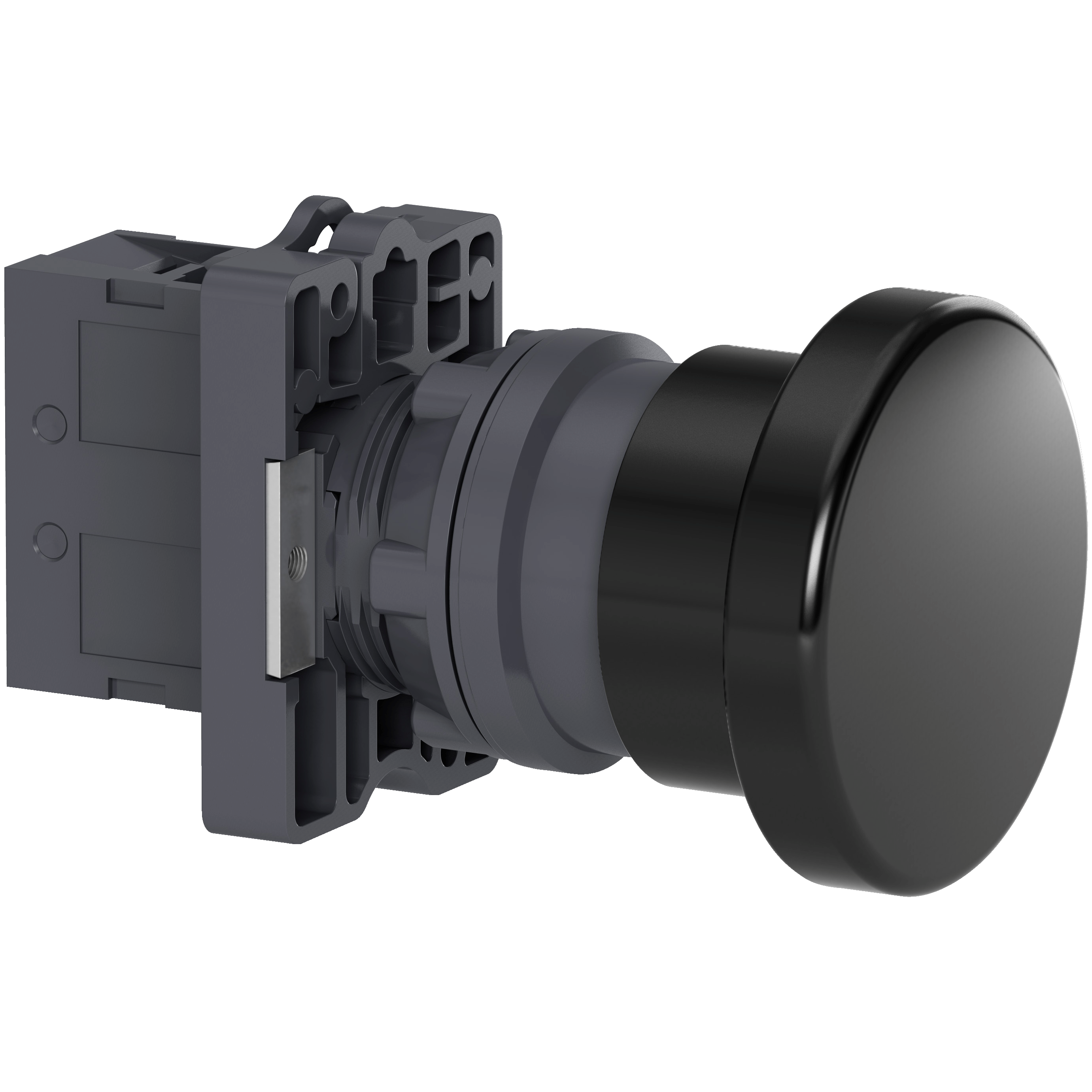 Easy Harmony XA2: Stop taster fi 22, plastični, zakretni, pecurka fi 40, 1NO, crni, IP65