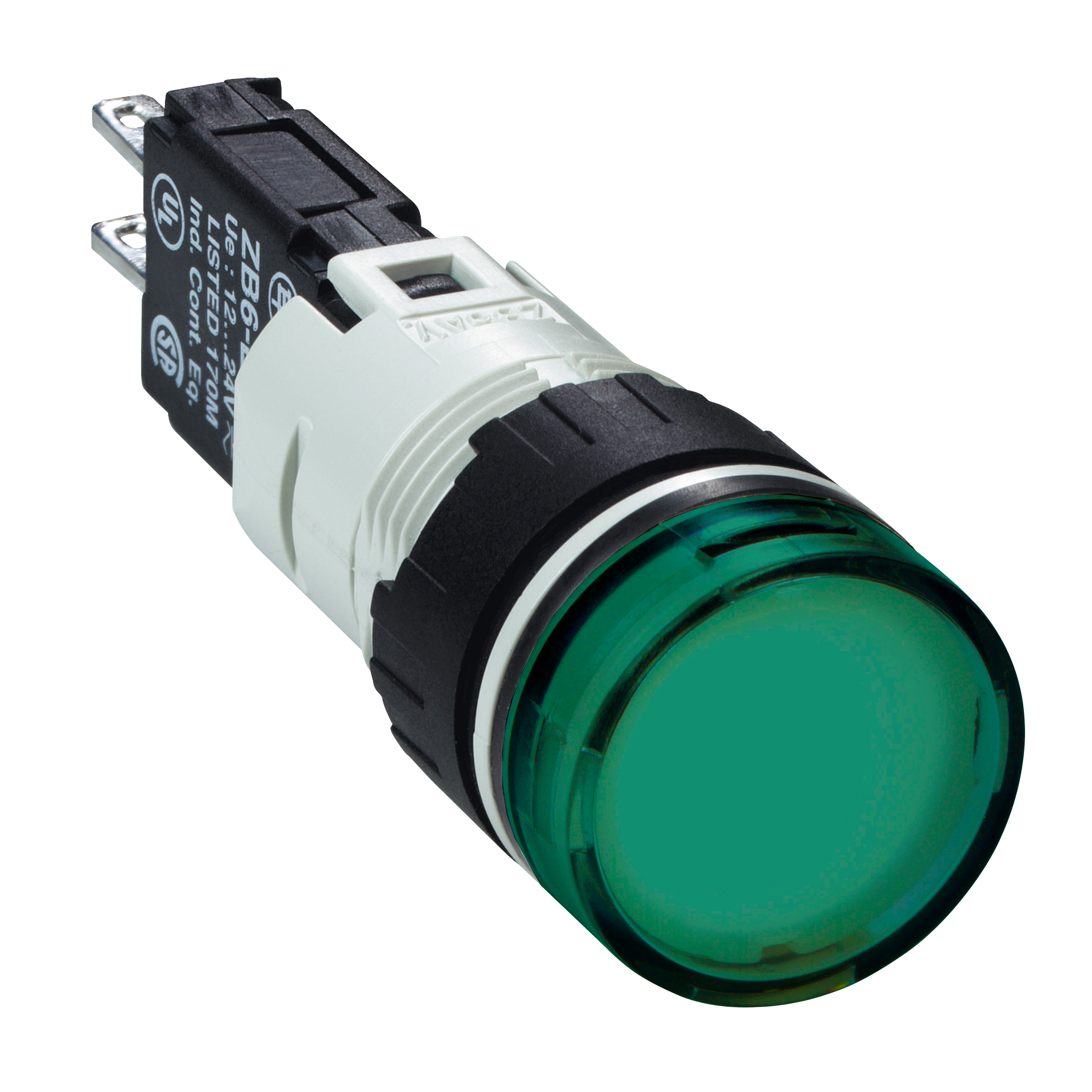 Harmony 6: Signalna svetiljka fi 16, integrisana LED 12...24V AC/DC, kružna, zelena, IP65