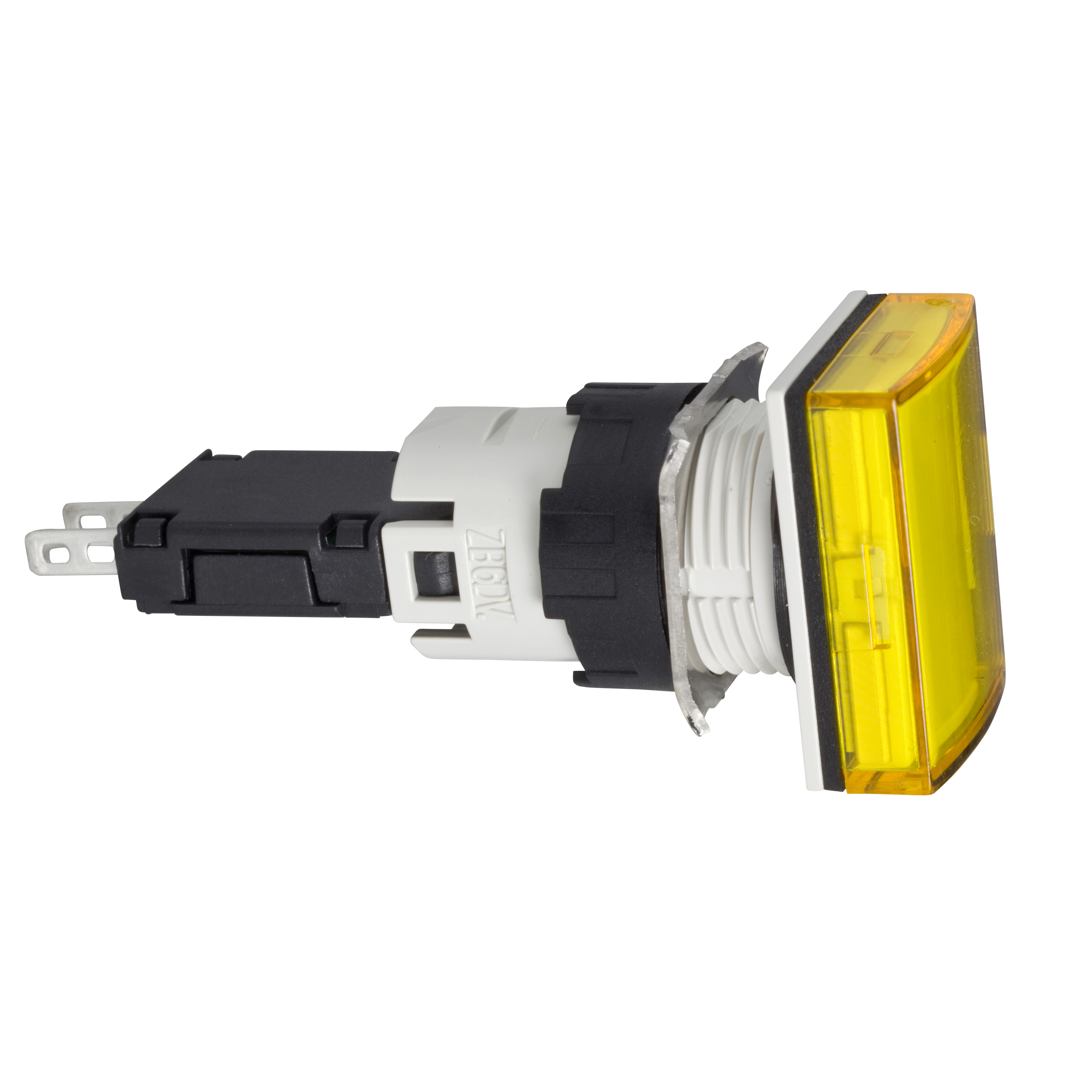 Harmony 6: Signalna svetiljka fi 16, LED 12...24V AC/DC, plasticna pravougaona, zuta, IP65