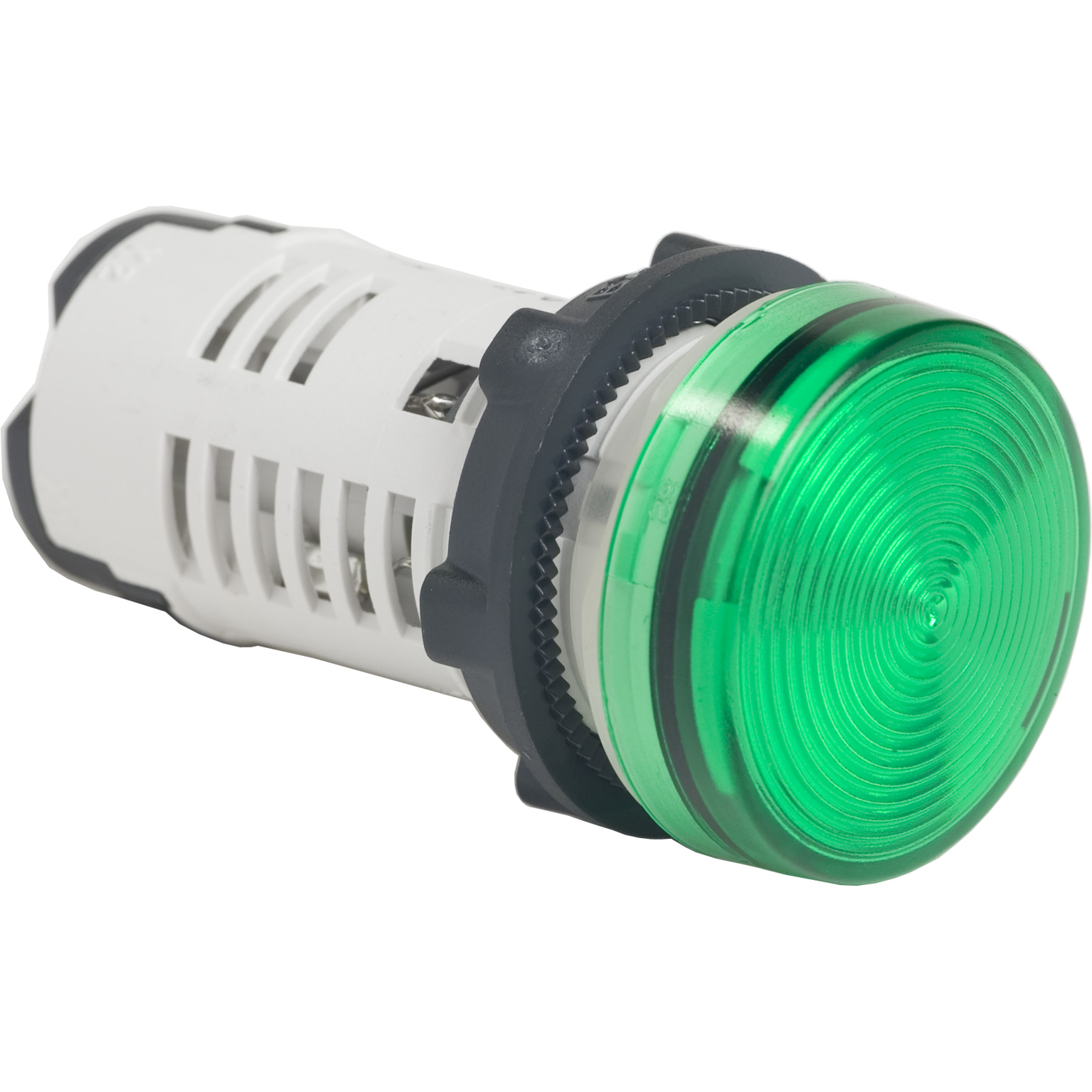 Harmony 7: Signalna svetiljka fi 22, integrisana LED 120V AC, zelena, IP65