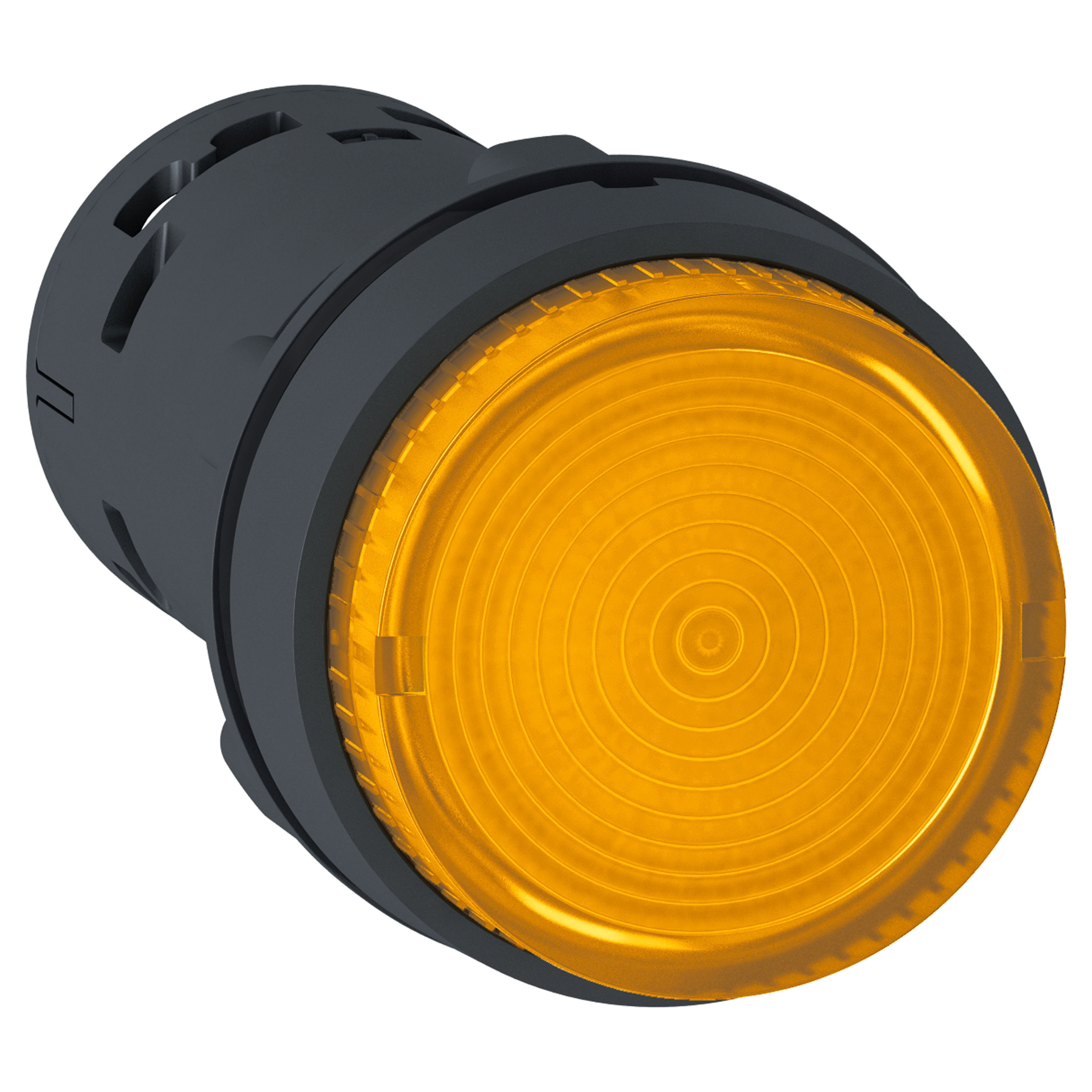 Harmony 7: Taster svetleci fi 22, plasticni, LED 24V AC/DC, sa povratkom, okrugli, ispupčen, narandžasti, 1NO, IP65
